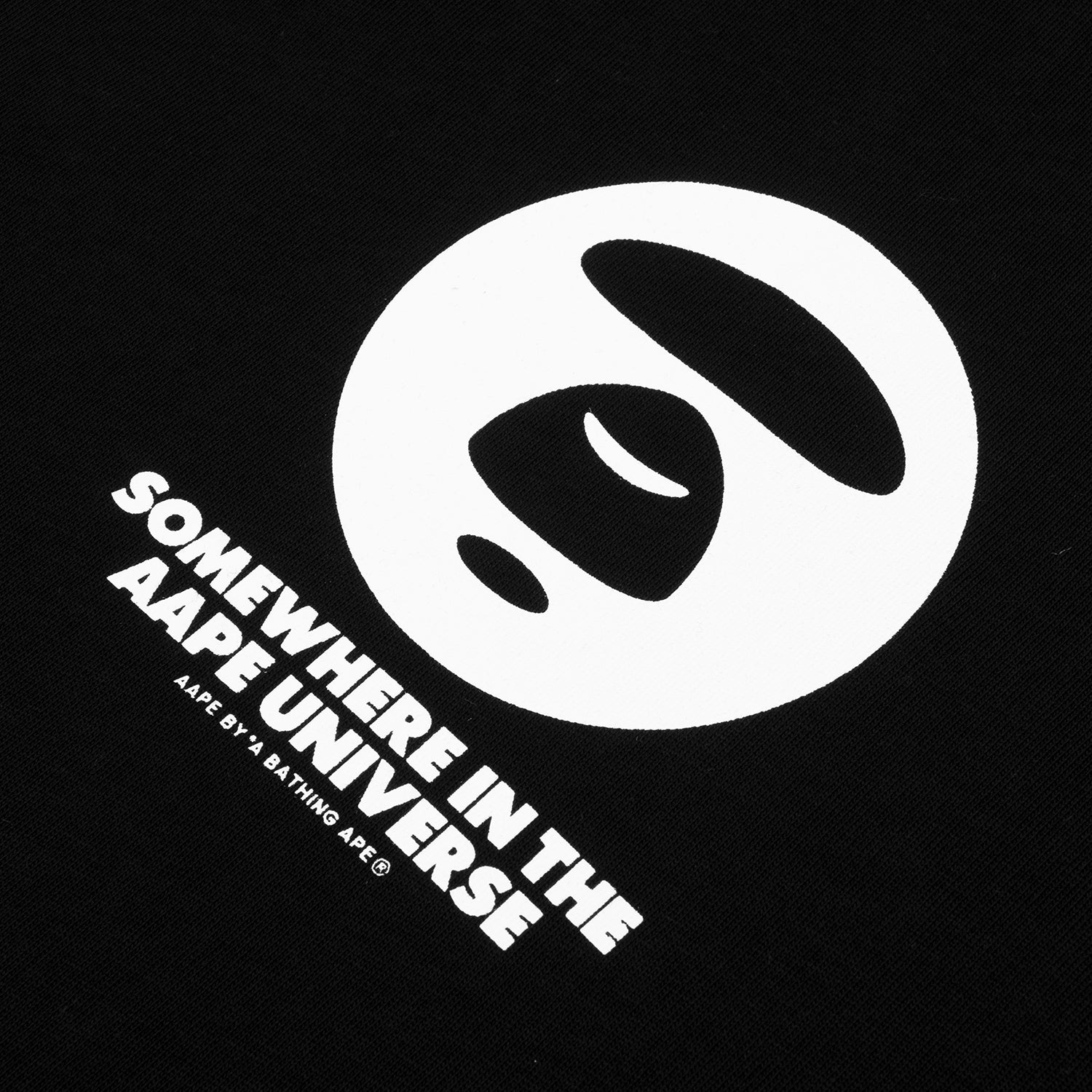 AAPE LOGO PRINT HOODED TEE