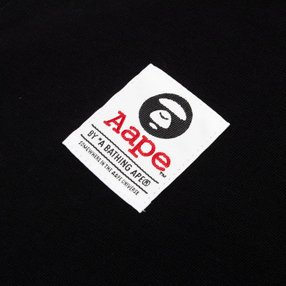 AAPE LOGO PRINT HOODED TEE