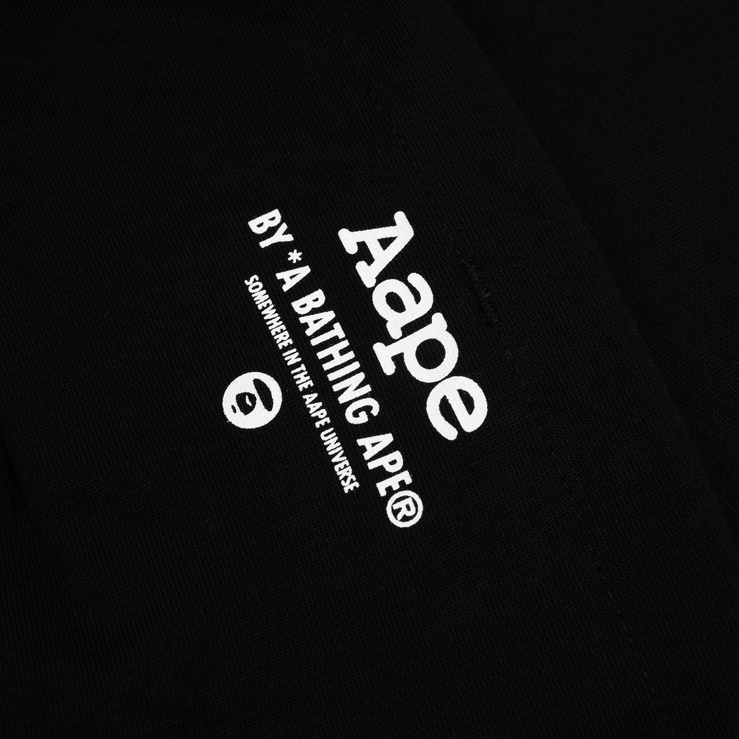 AAPE LAYERED SLEEVE HOODED TEE