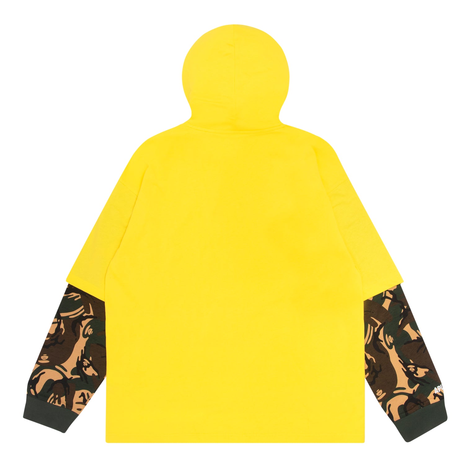 AAPE LAYERED SLEEVE HOODED TEE