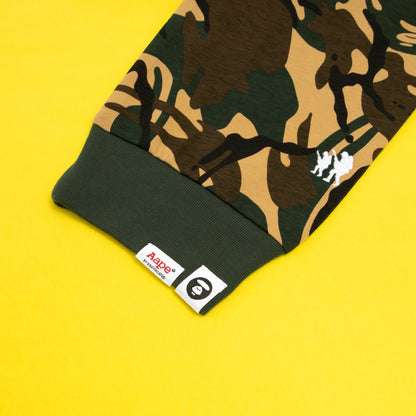 AAPE LAYERED SLEEVE HOODED TEE