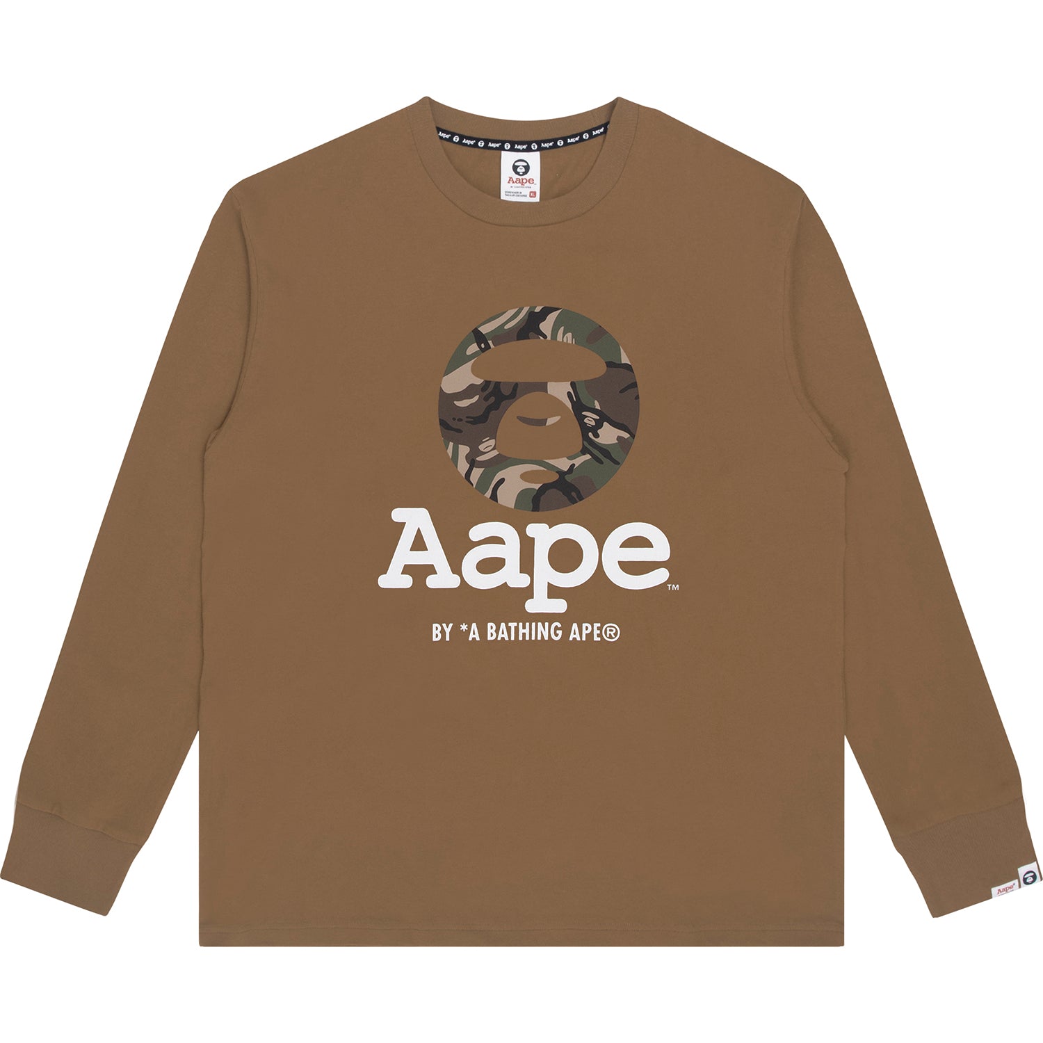 AAPE MOONFACE PATTERNED TEE