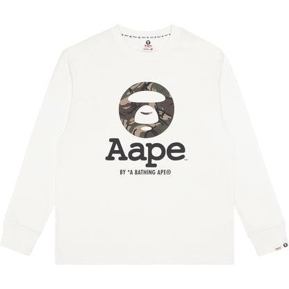 AAPE MOONFACE PATTERNED TEE