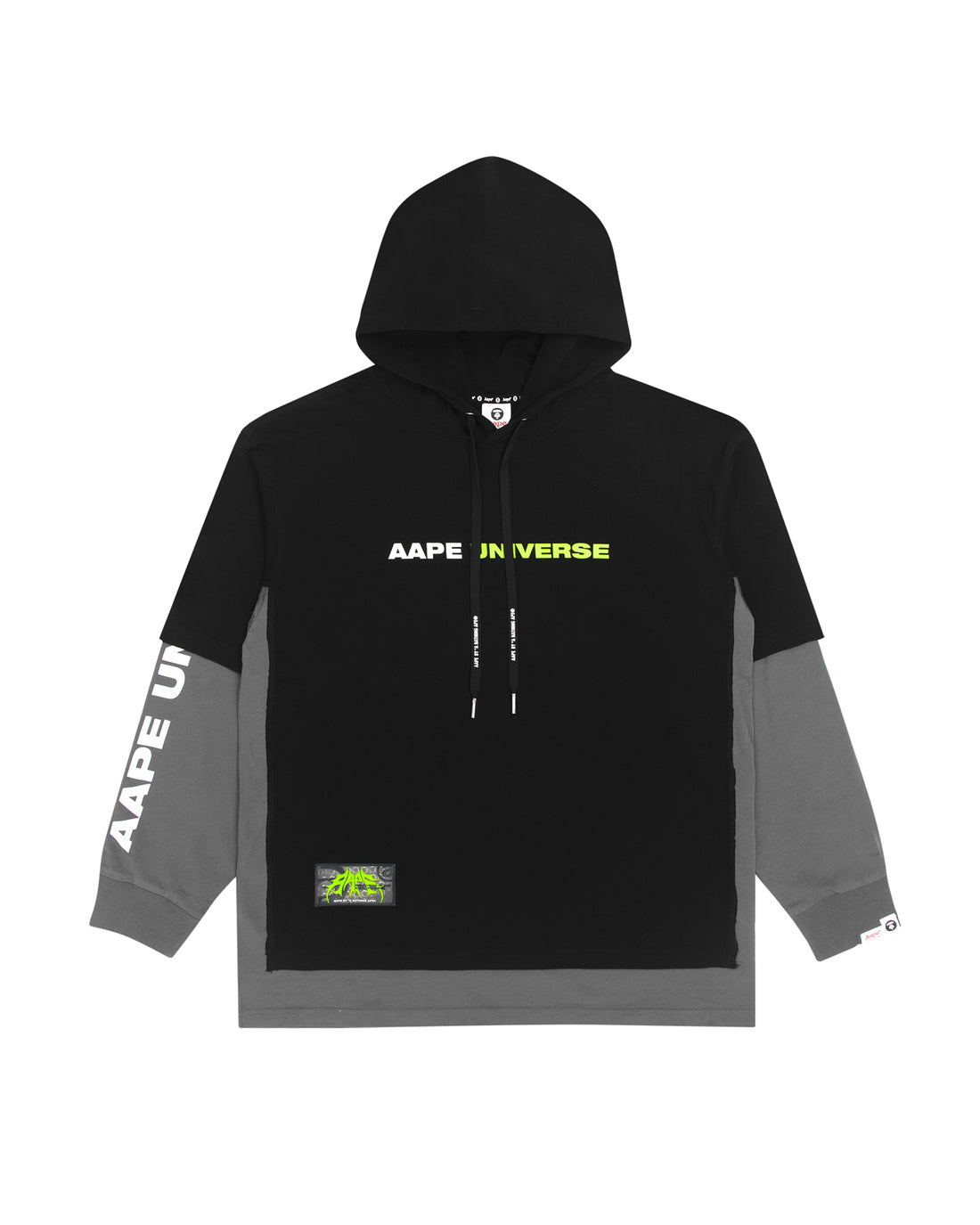 AAPE APE UNIVERSE HOODED TEE