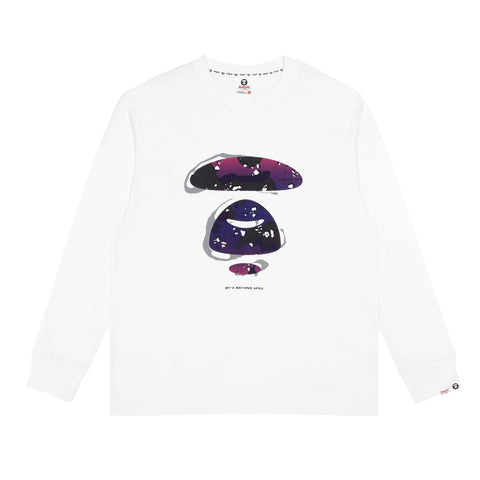 MOONFACE CAMO GRAPHIC LONG SLEEVE TEE