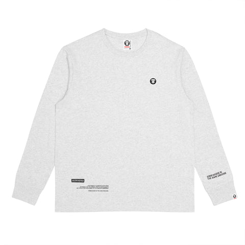 MOONFACE EMBROIDERED L/S TEE