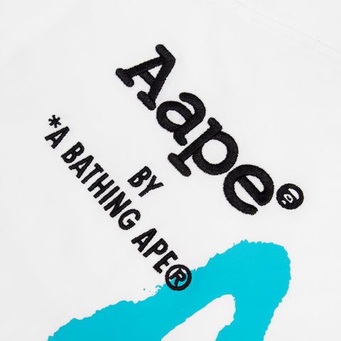 MOONFACE LETTERING PRINT LONG SLEEVE TEE