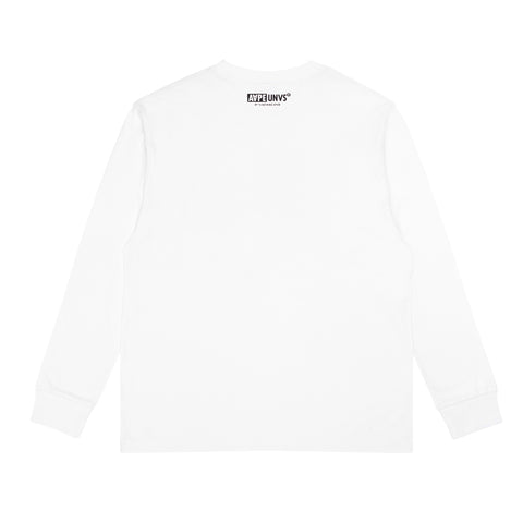 MOONFACE EMBOSSED LONG SLEEVE TEE