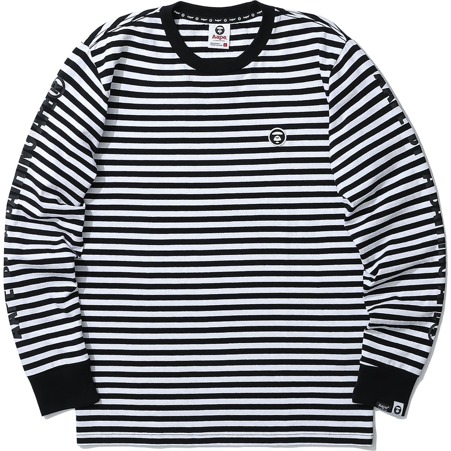 AAPE LOGO STRIPE TEE