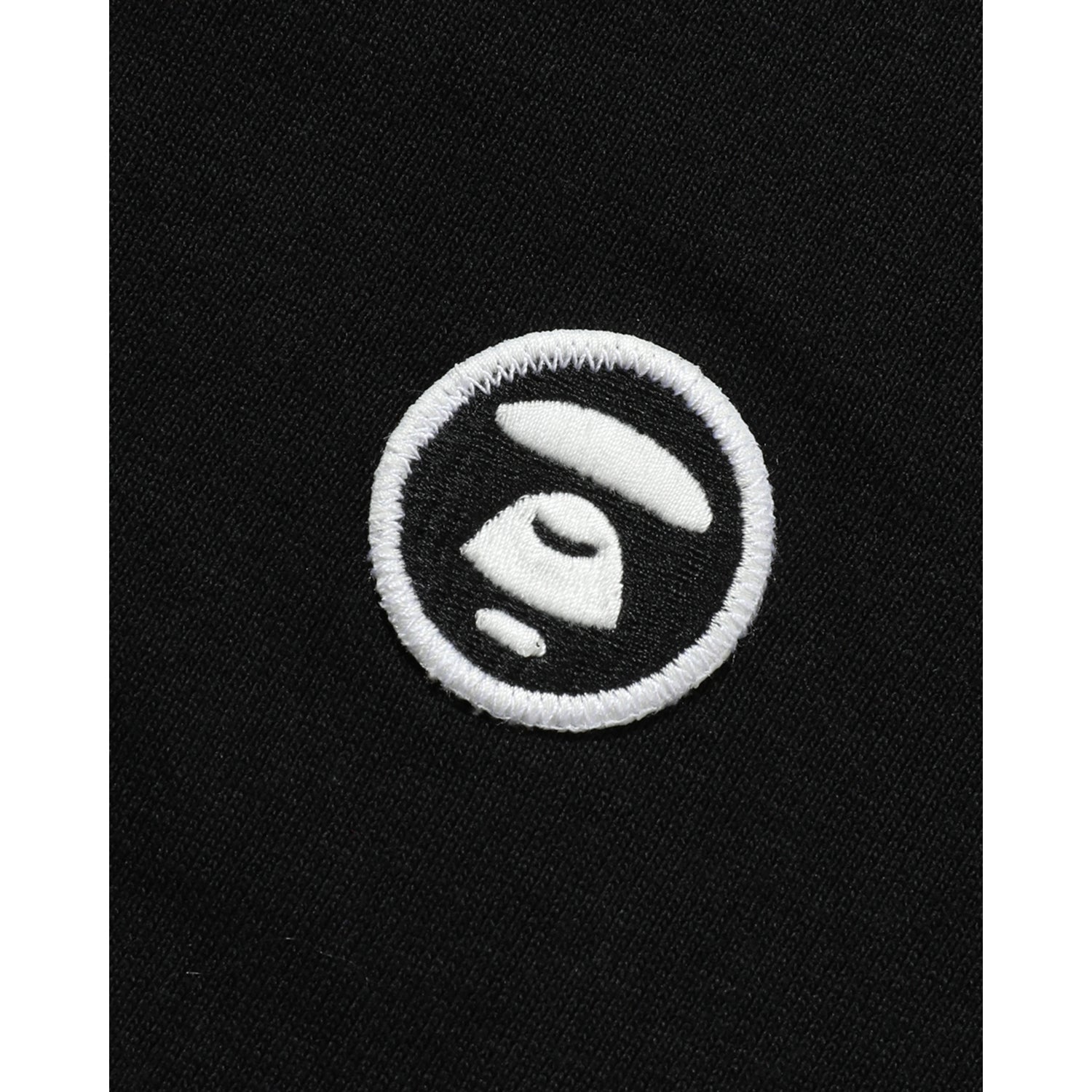 AAPE RIBBED CUFF LOGO TEE