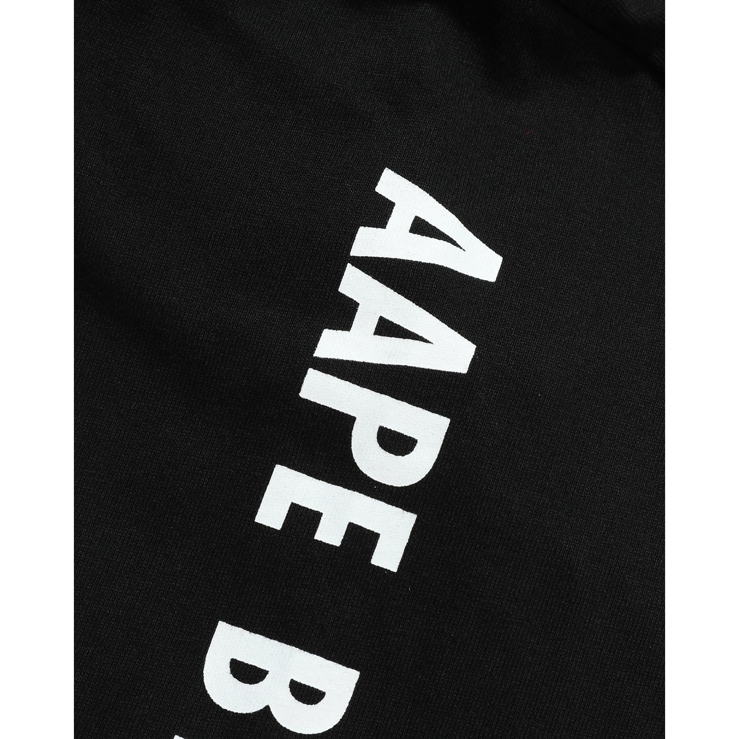 AAPE RIBBED CUFF LOGO TEE