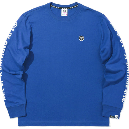 AAPE RIBBED CUFF LOGO TEE