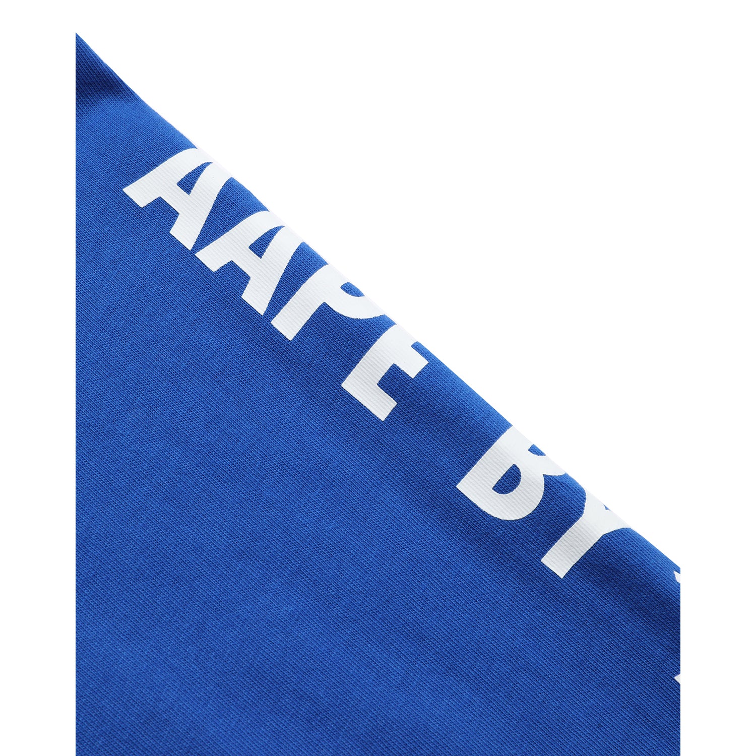 AAPE RIBBED CUFF LOGO TEE