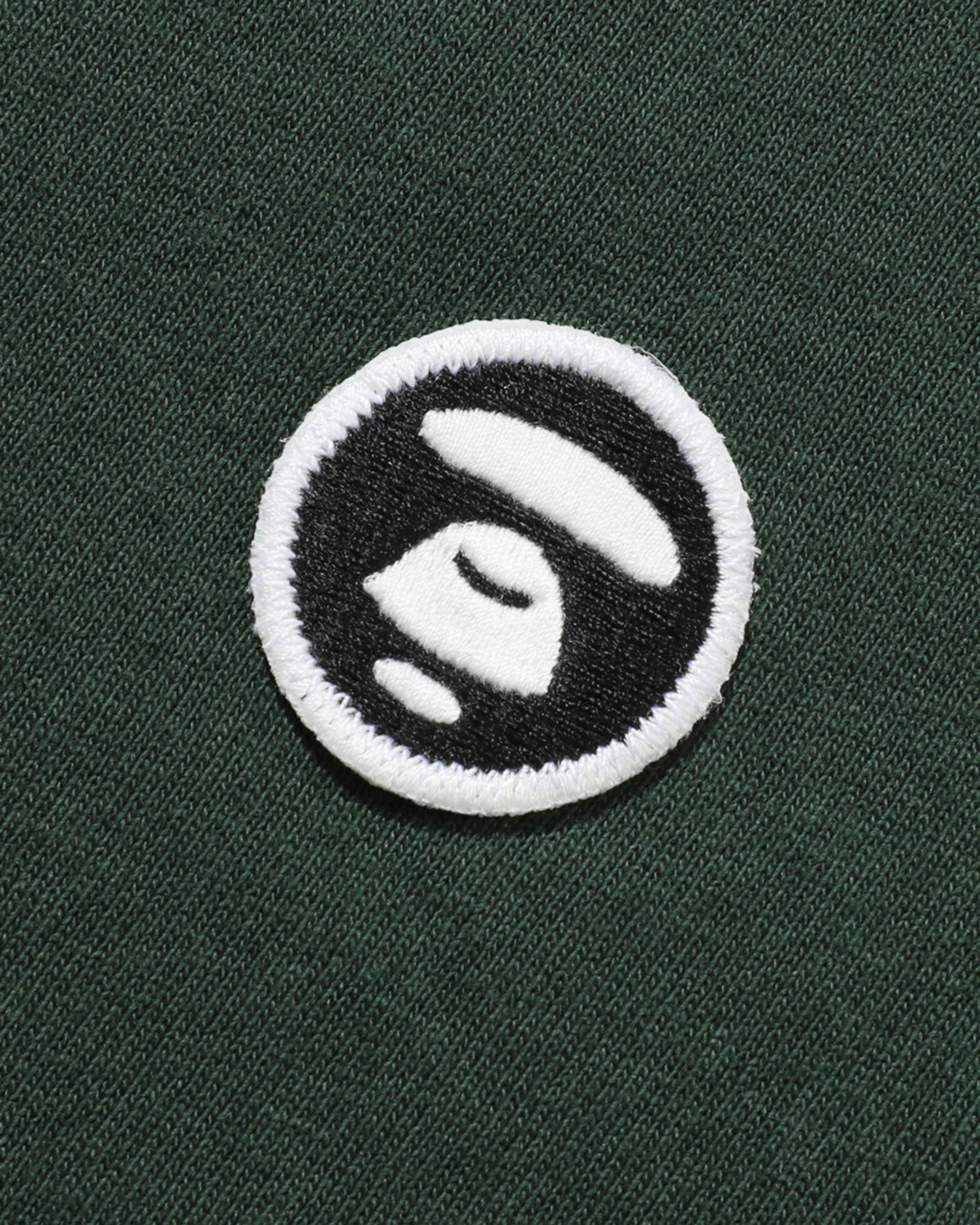 AAPE RIBBED CUFF LOGO TEE