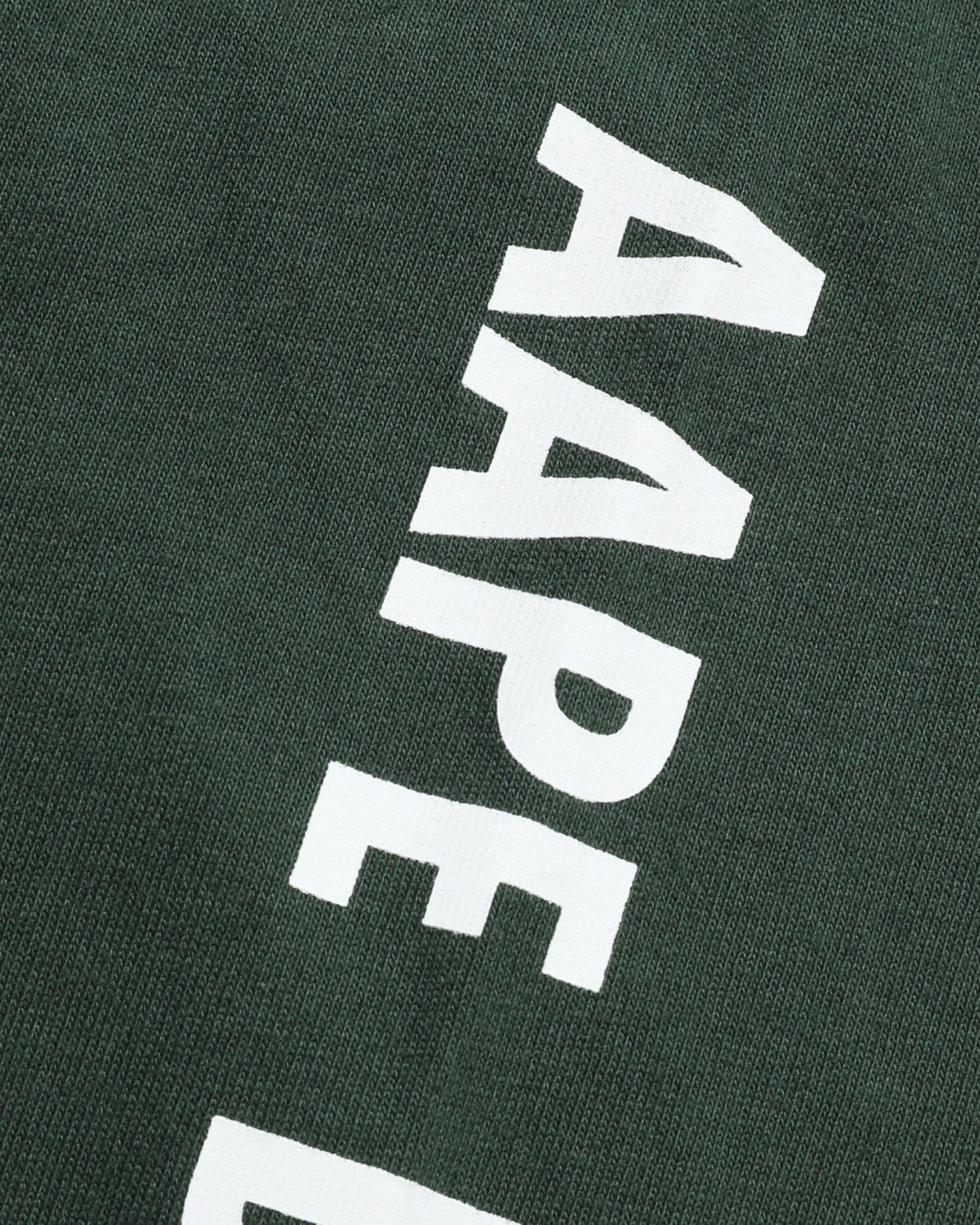 AAPE RIBBED CUFF LOGO TEE