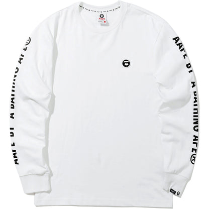 AAPE RIBBED CUFF LOGO TEE