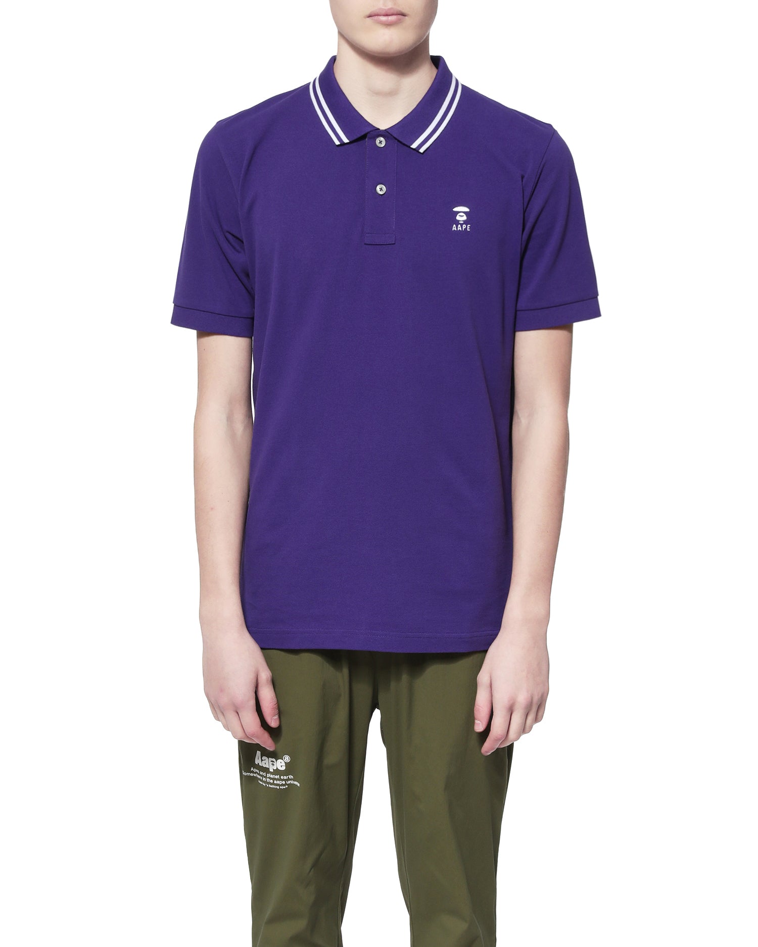 AAPE TWIN TIP POLO SHIRT