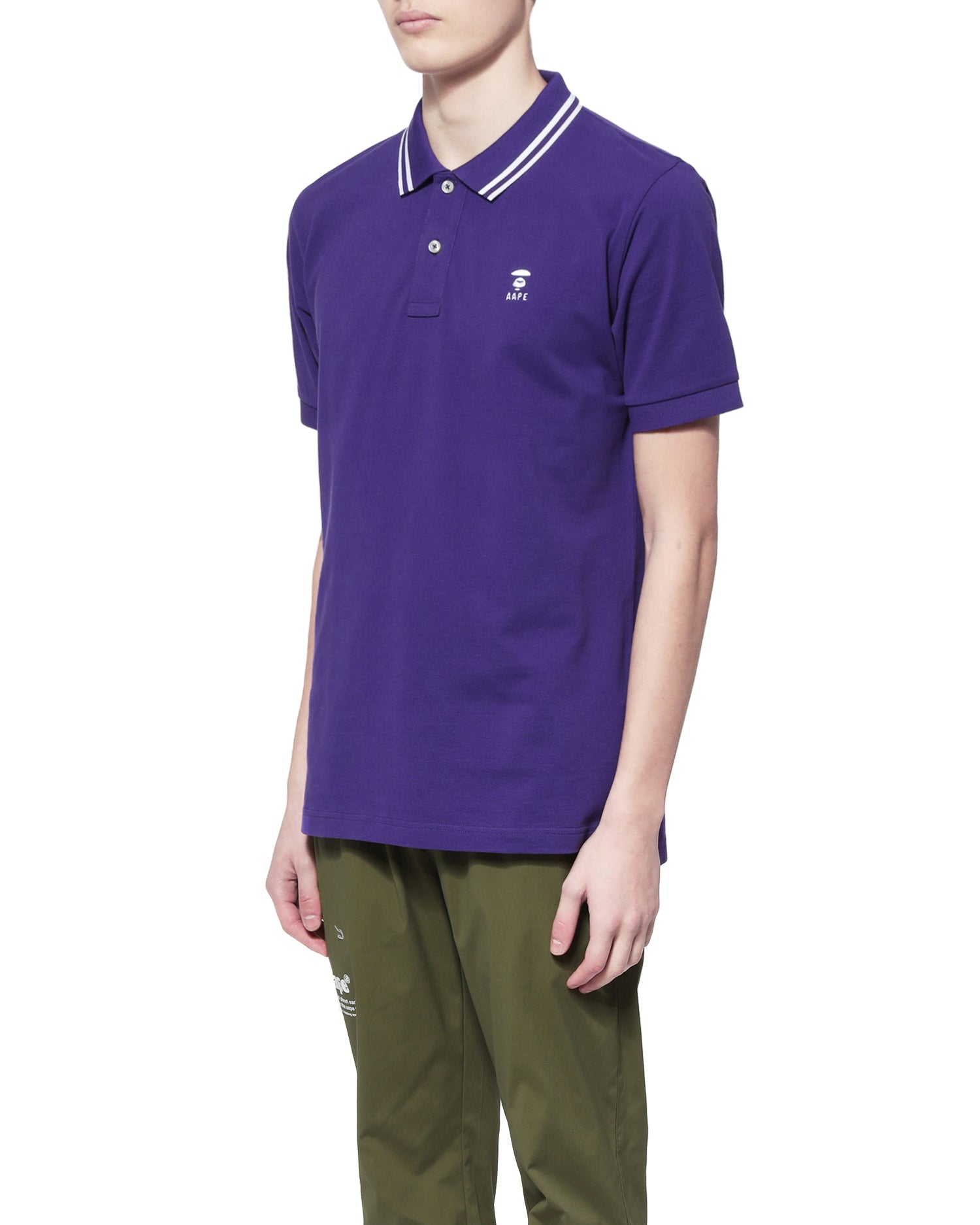 AAPE TWIN TIP POLO SHIRT