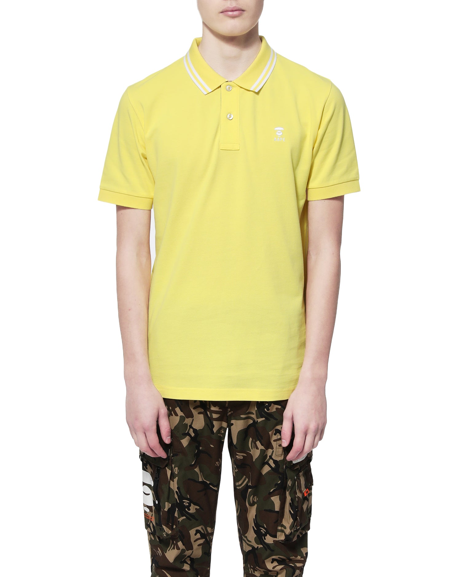 AAPE TWIN TIP POLO SHIRT