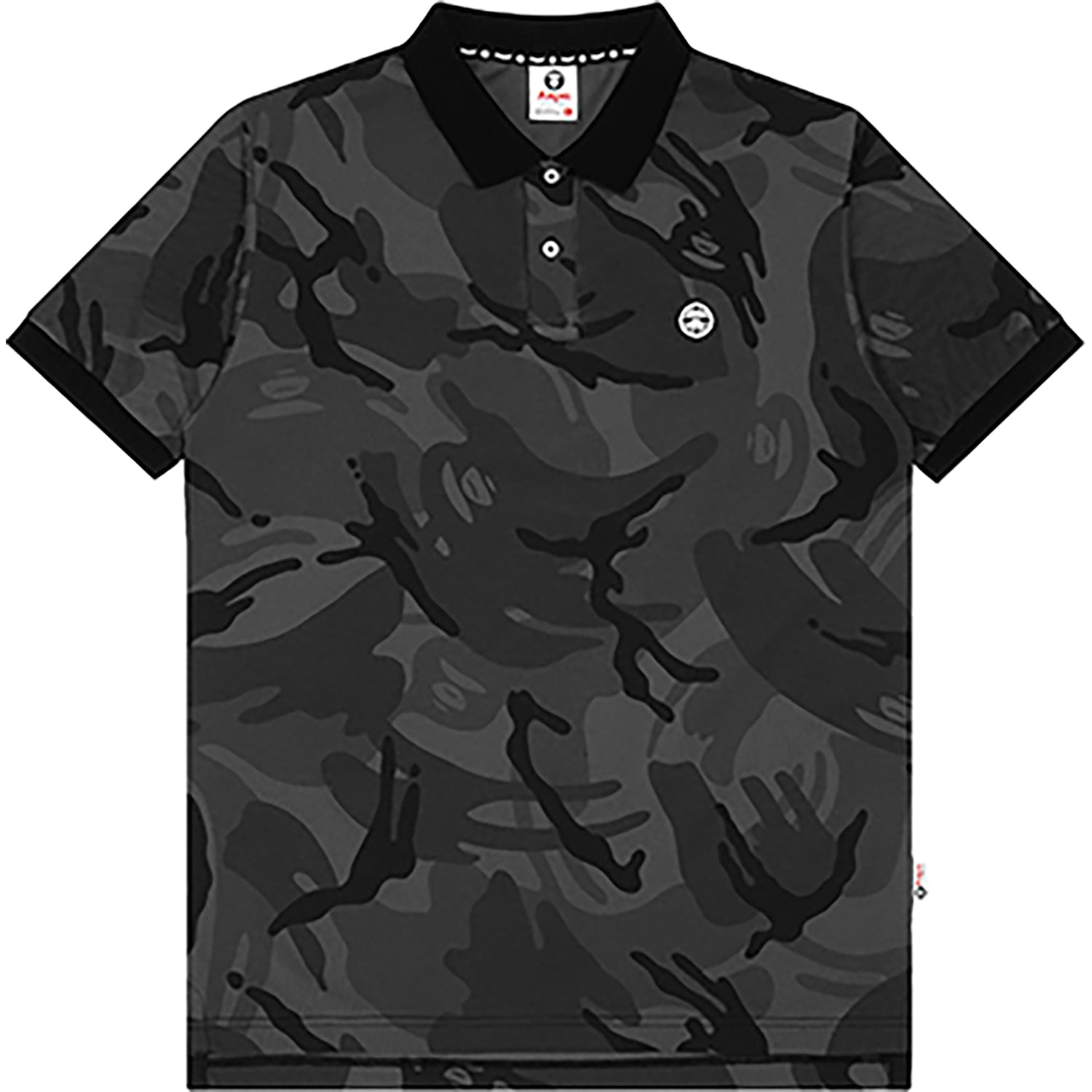 AAPE CAMO POLO TEE