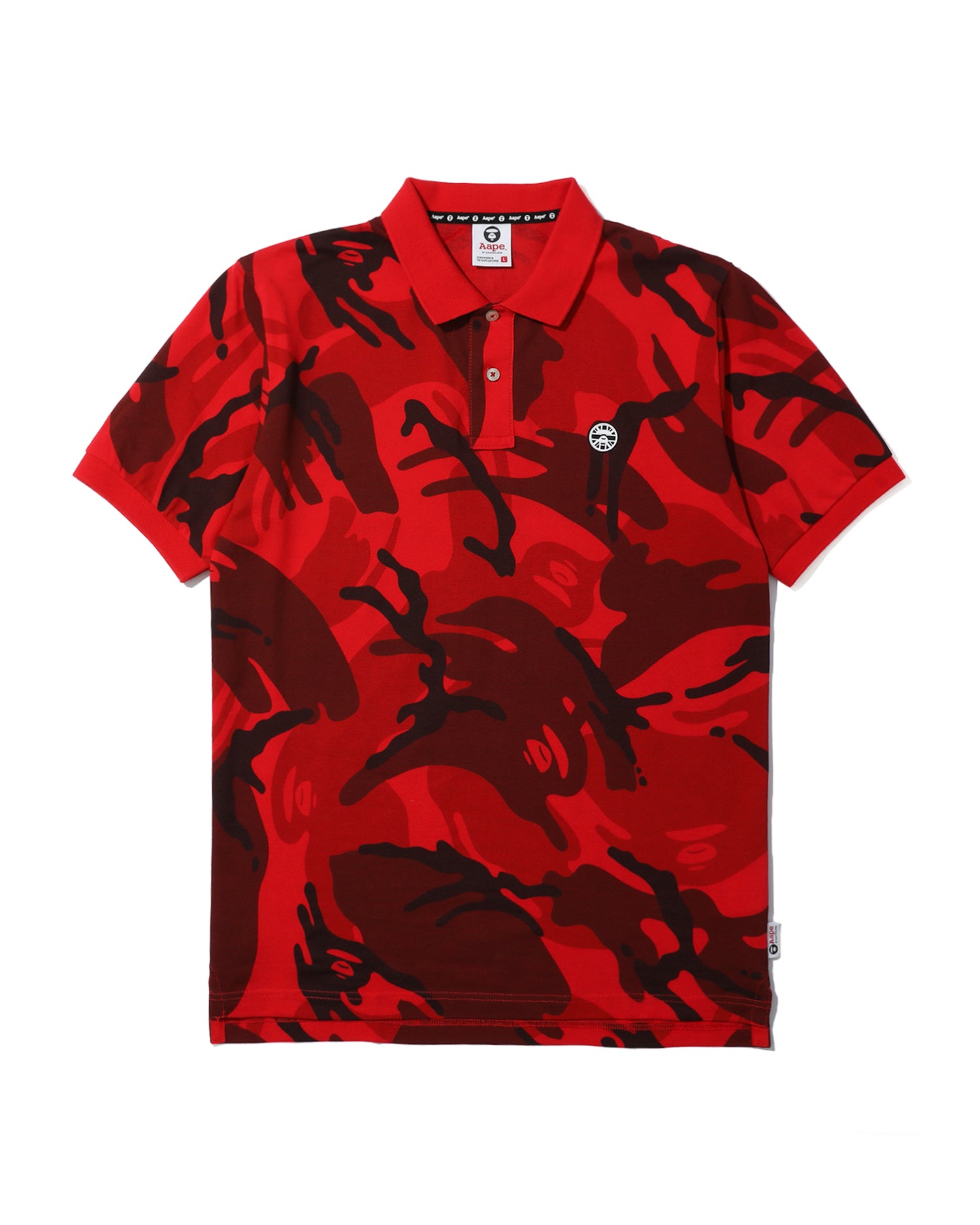 AAPE CAMO POLO TEE