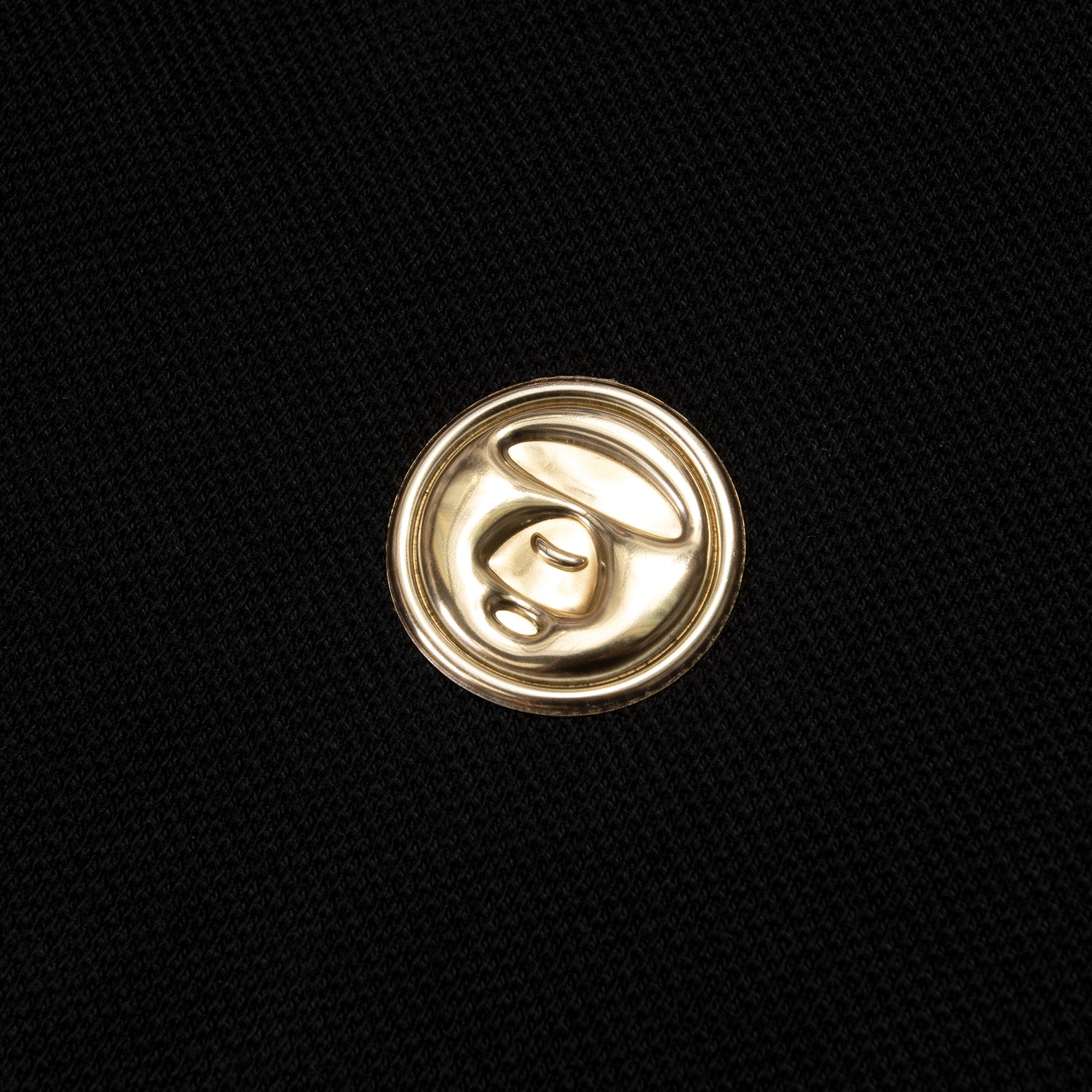 AAPE METALLIC LOGO PATCH POLO SHIRT