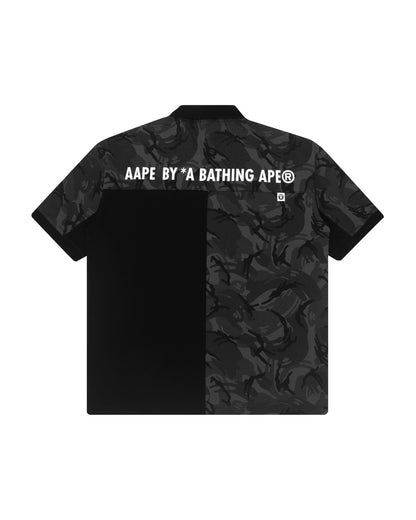 AAPE APE FACE CONTRAST CAMO POLO