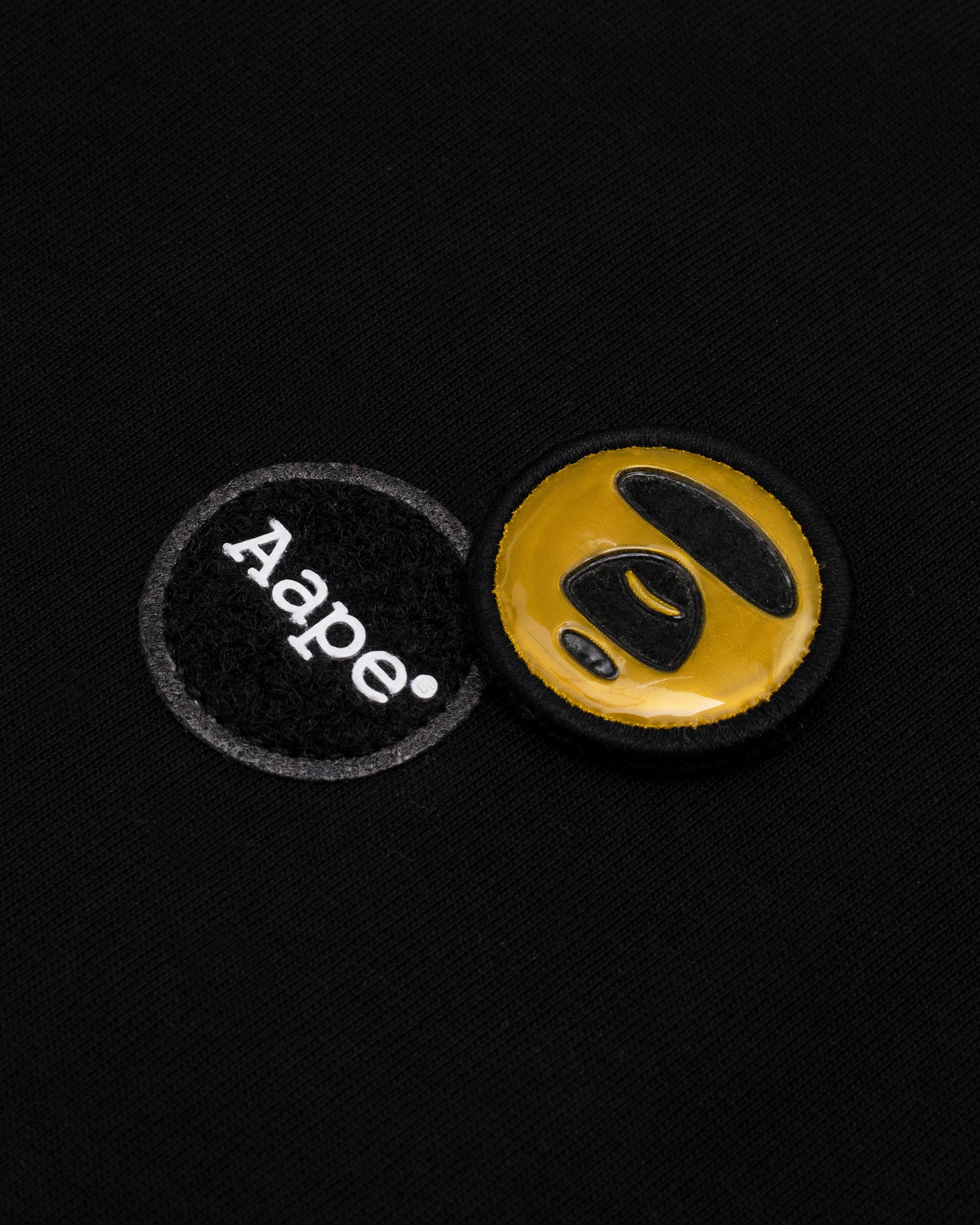 AAPE APE FACE LOGO POLO SHIRT