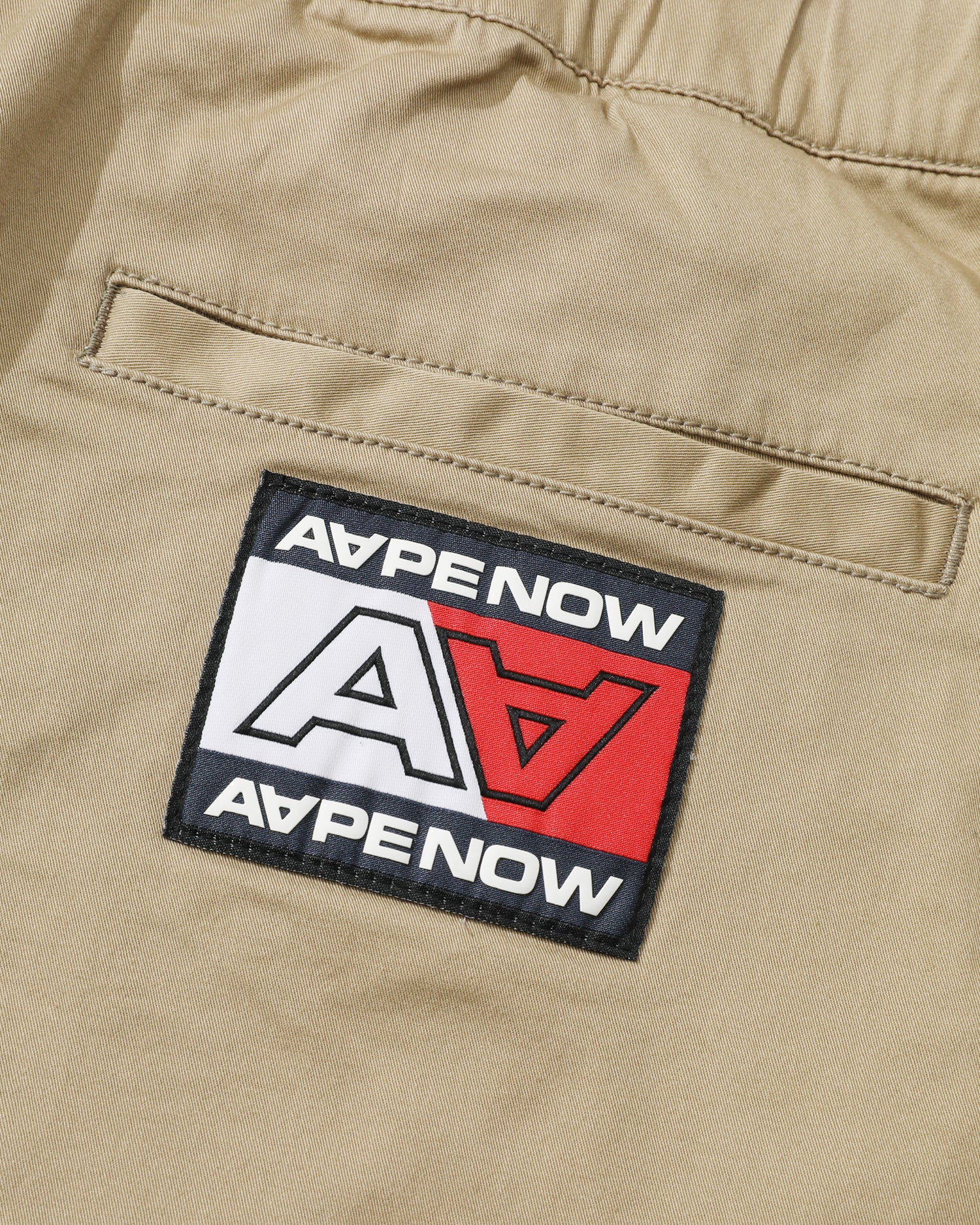 AAPE LOGO PATCH TAPERED PANTS