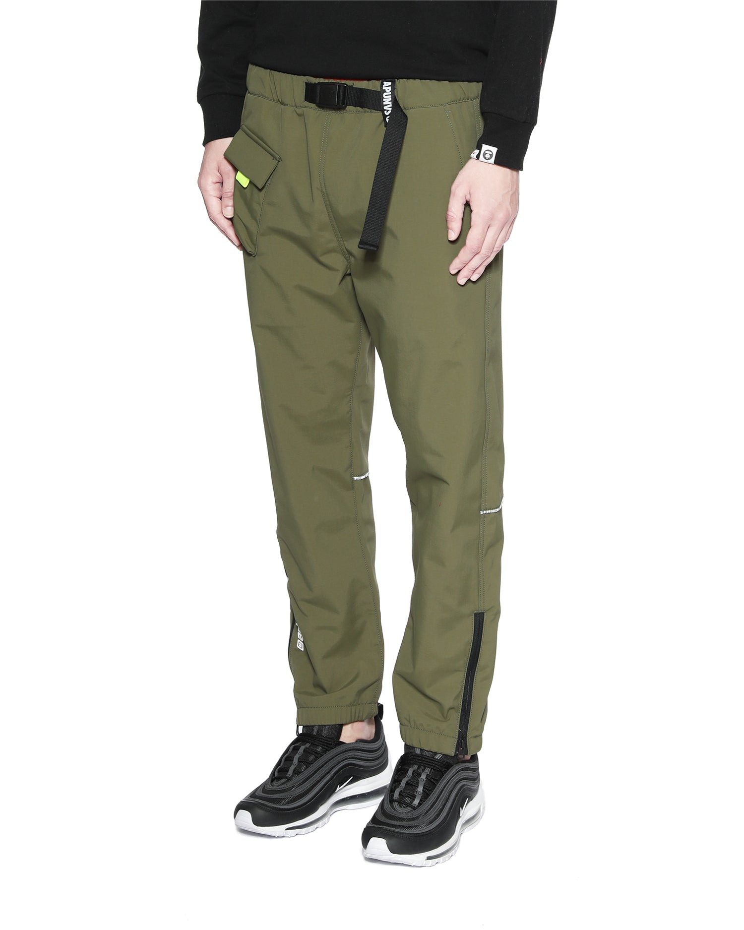 AAPE NYLON LOOSE FANCY PANTS