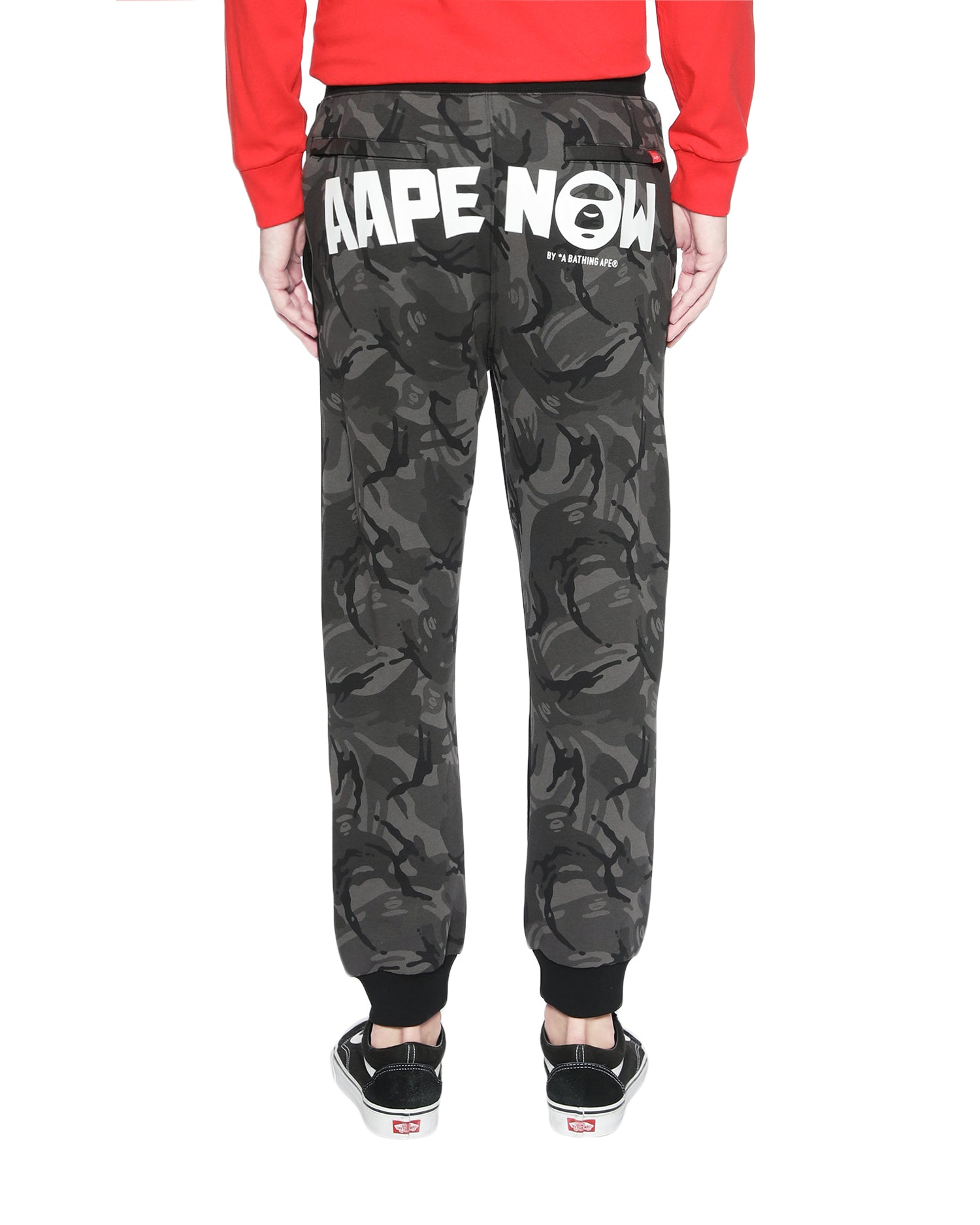 AAPE CTN/POLY FLEECE SWEAT PANTS