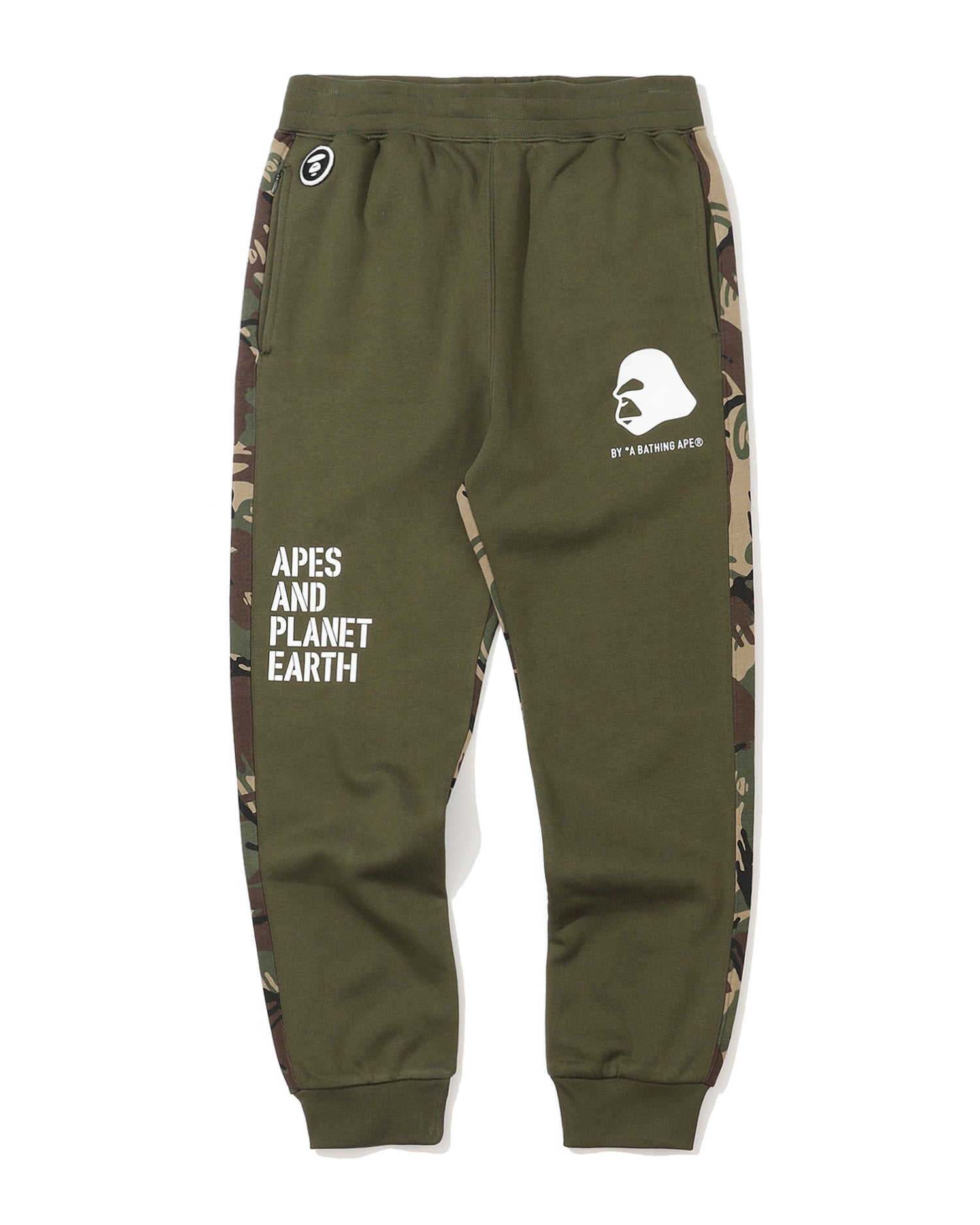 AAPE CTN/POLY FLEECE SWEAT PANTS