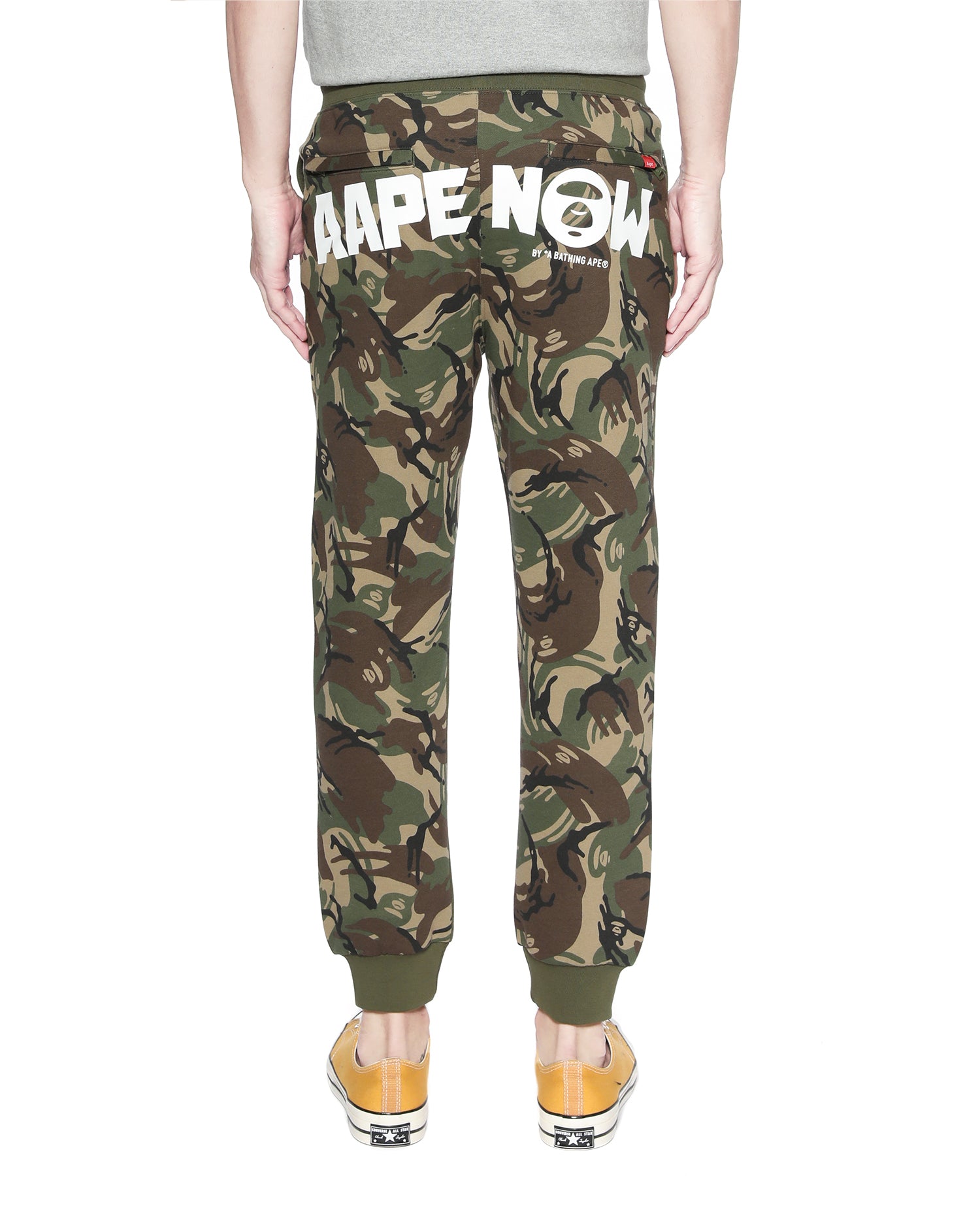 AAPE CTN/POLY FLEECE SWEAT PANTS