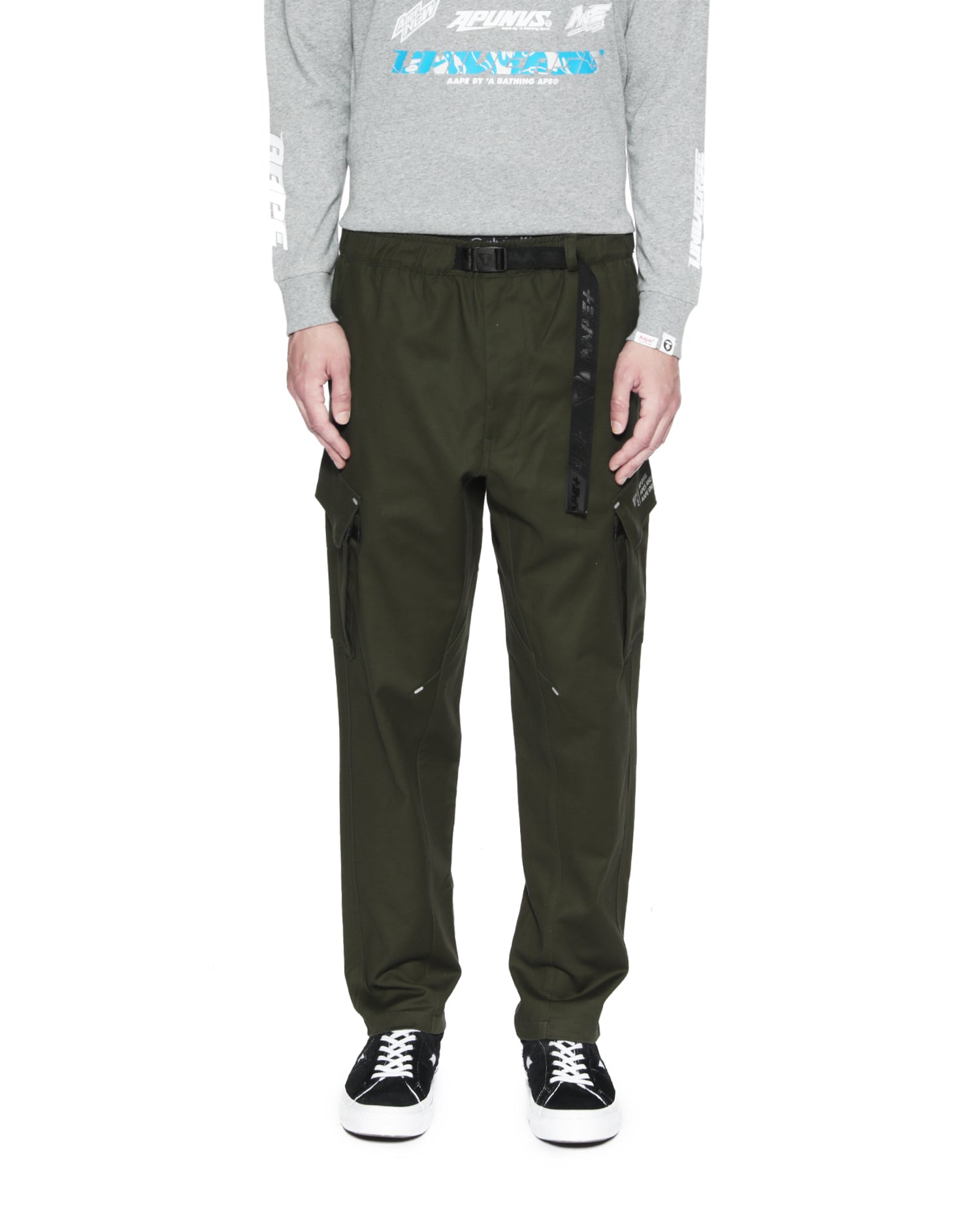 AAPE+ CTN/SPA TWILL PANT