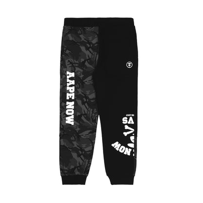 AAPE LOGO PANELLED SWEATPANTS