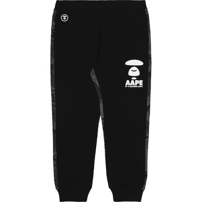 AAPE APE FACE CAMO PANELLED SWEATPANTS