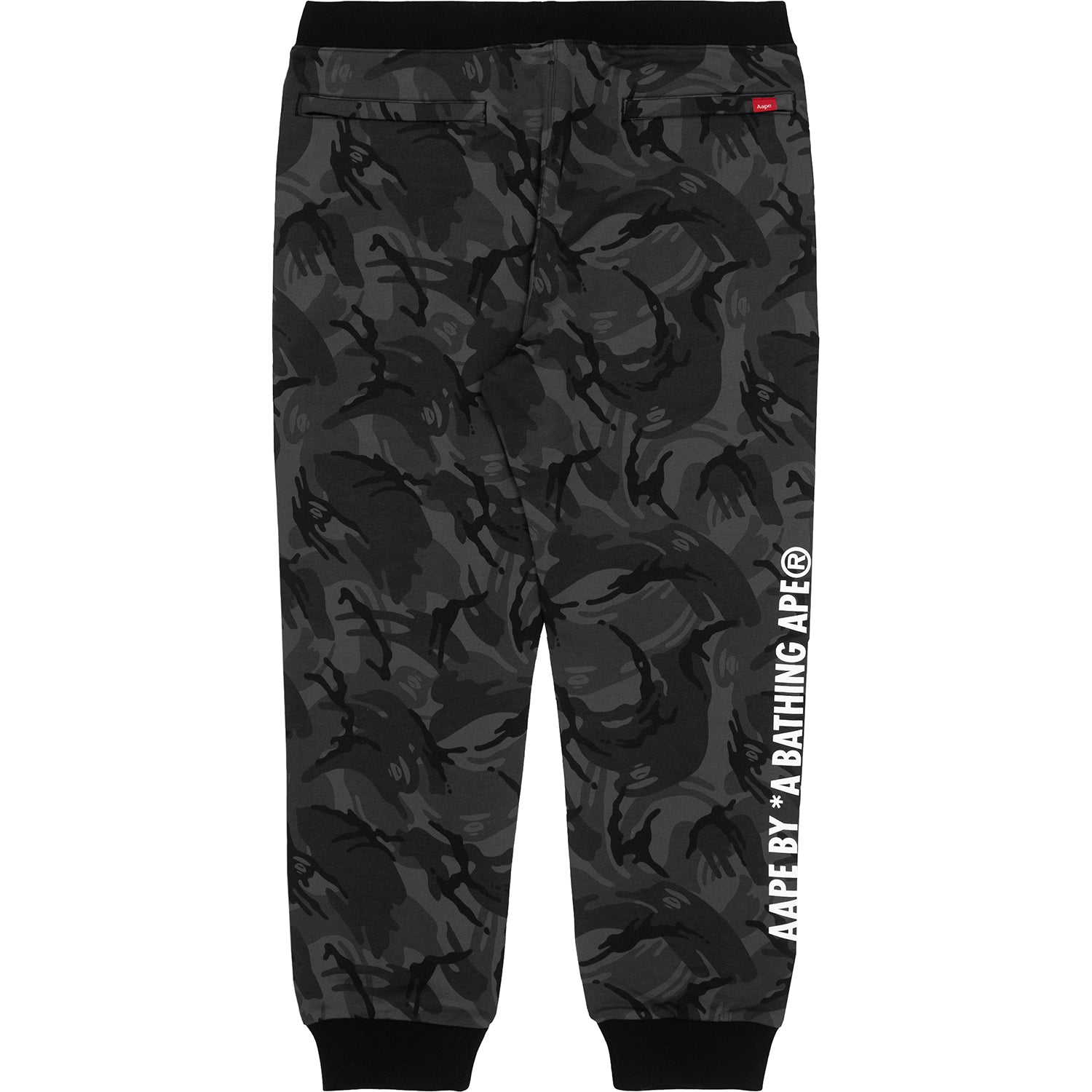 AAPE APE FACE CAMO PANELLED SWEATPANTS