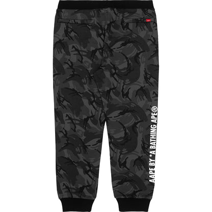 AAPE APE FACE CAMO PANELLED SWEATPANTS