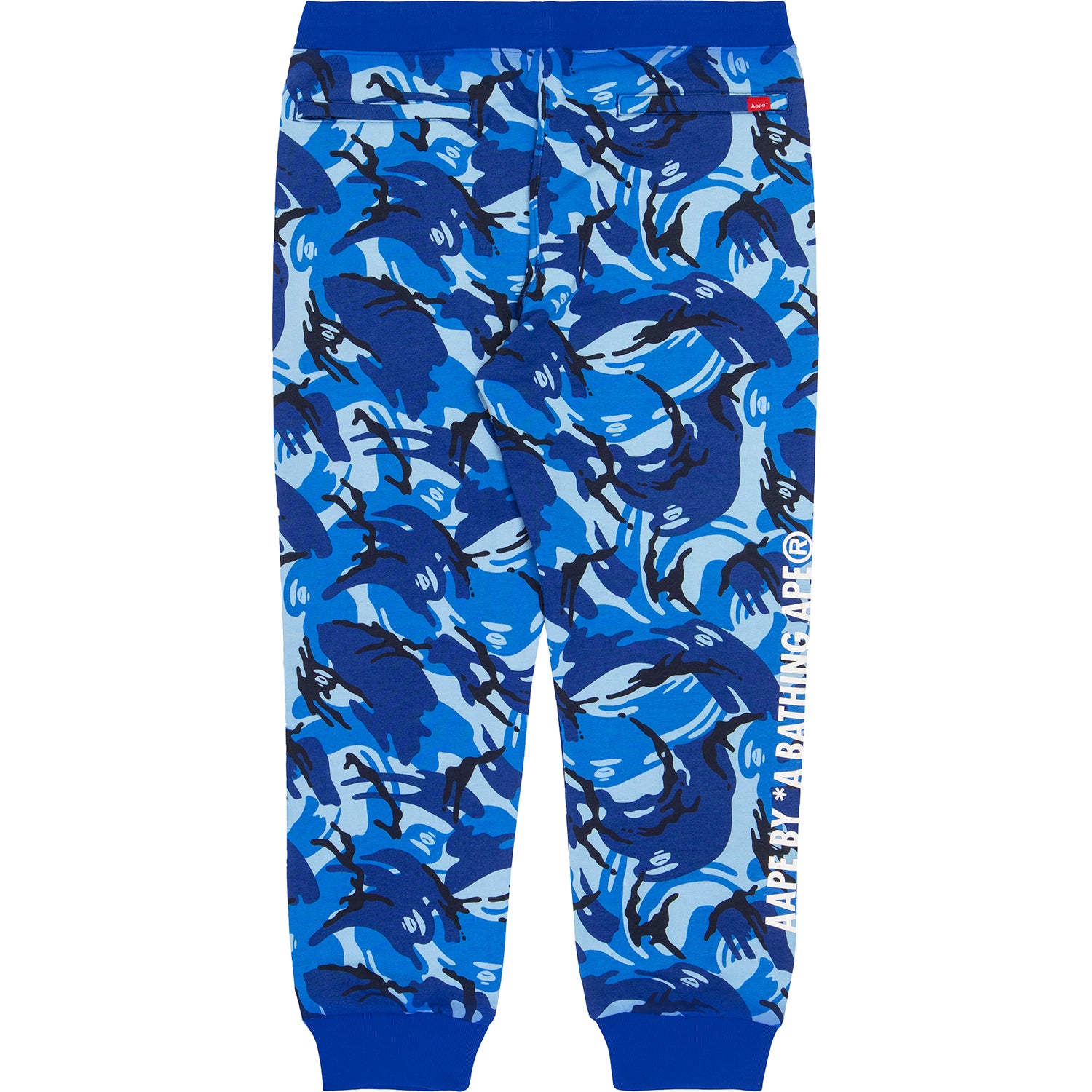 AAPE APE FACE CAMO PANELLED SWEATPANTS