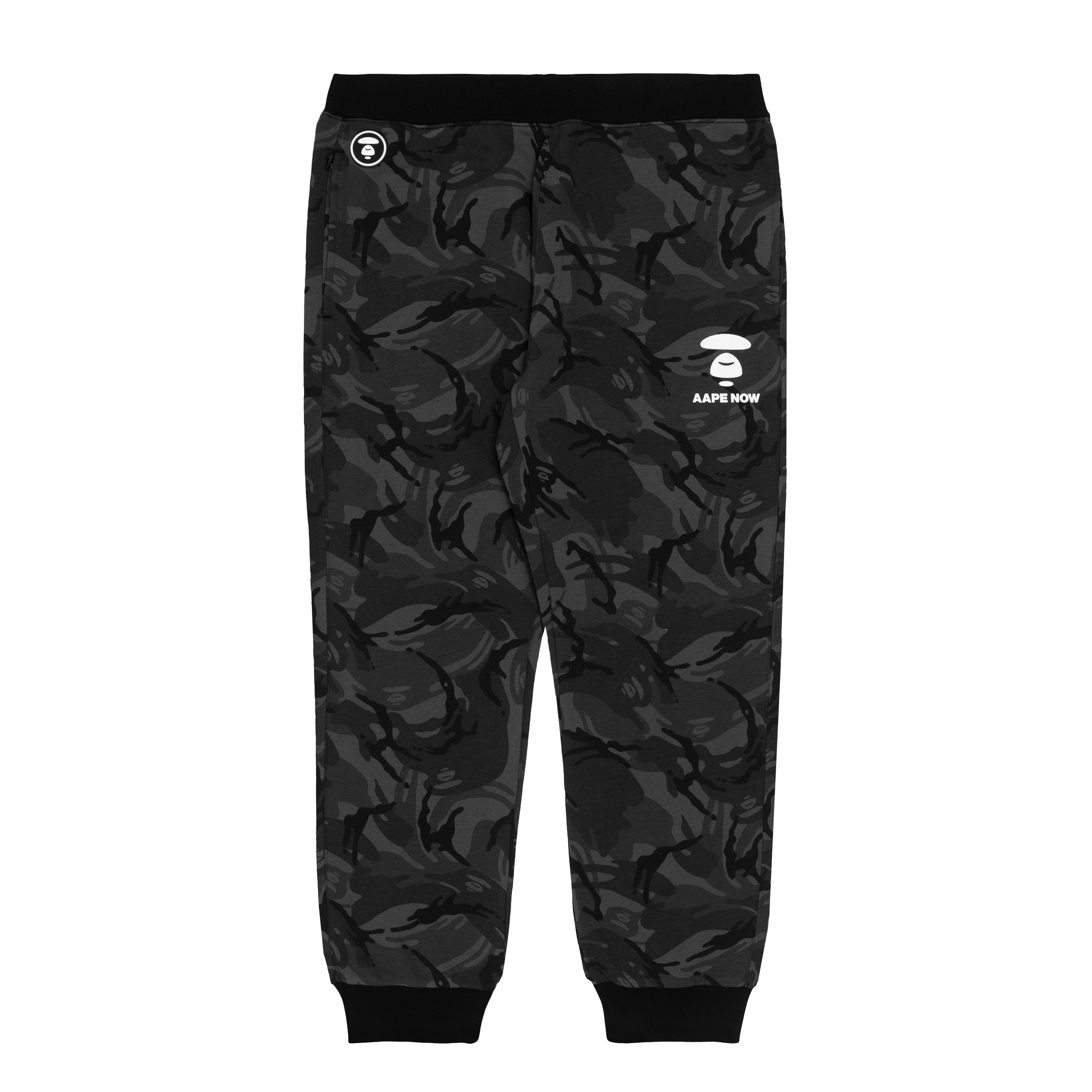 AAPE APE FACE CAMO SWEATPANTS