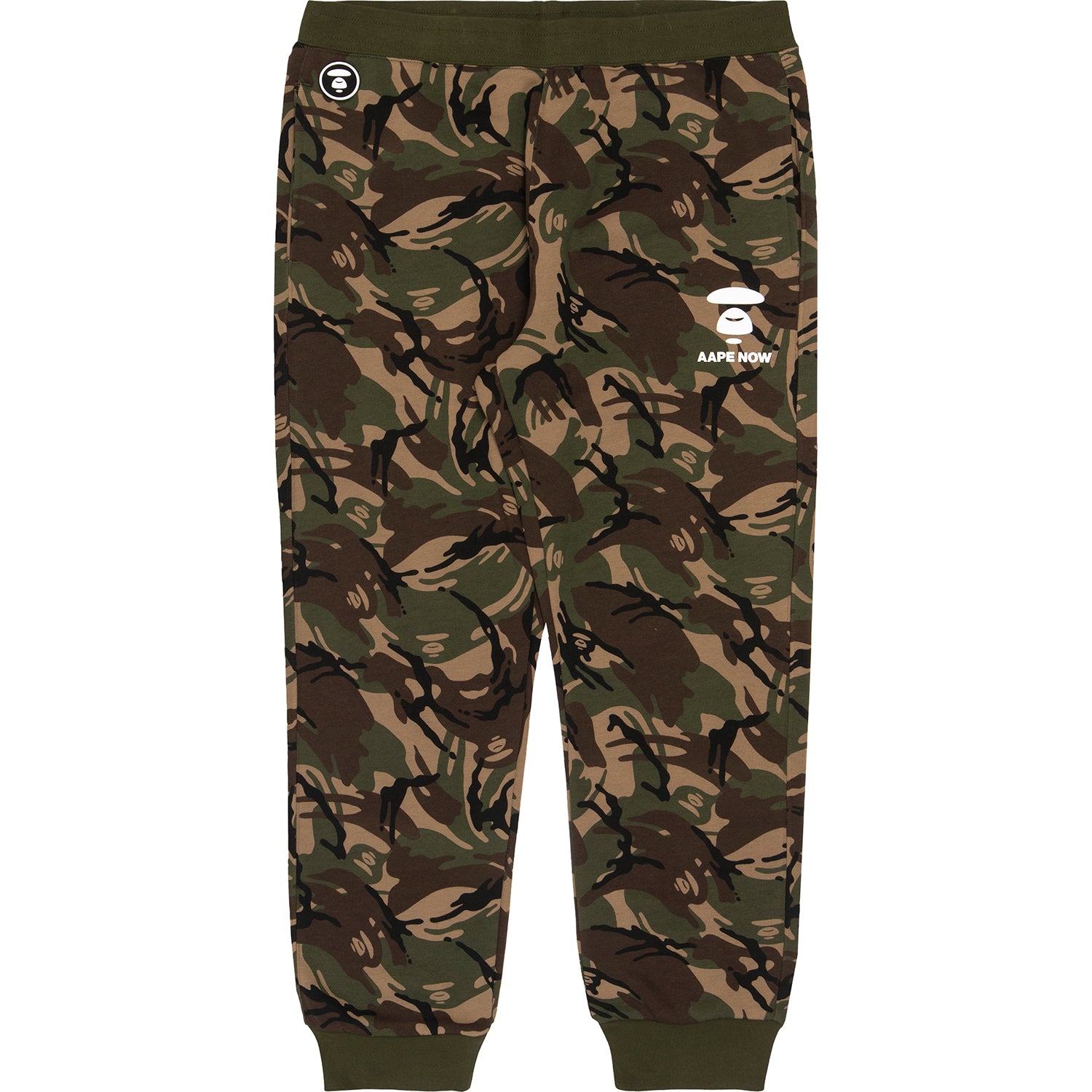 AAPE APE FACE CAMO SWEATPANTS