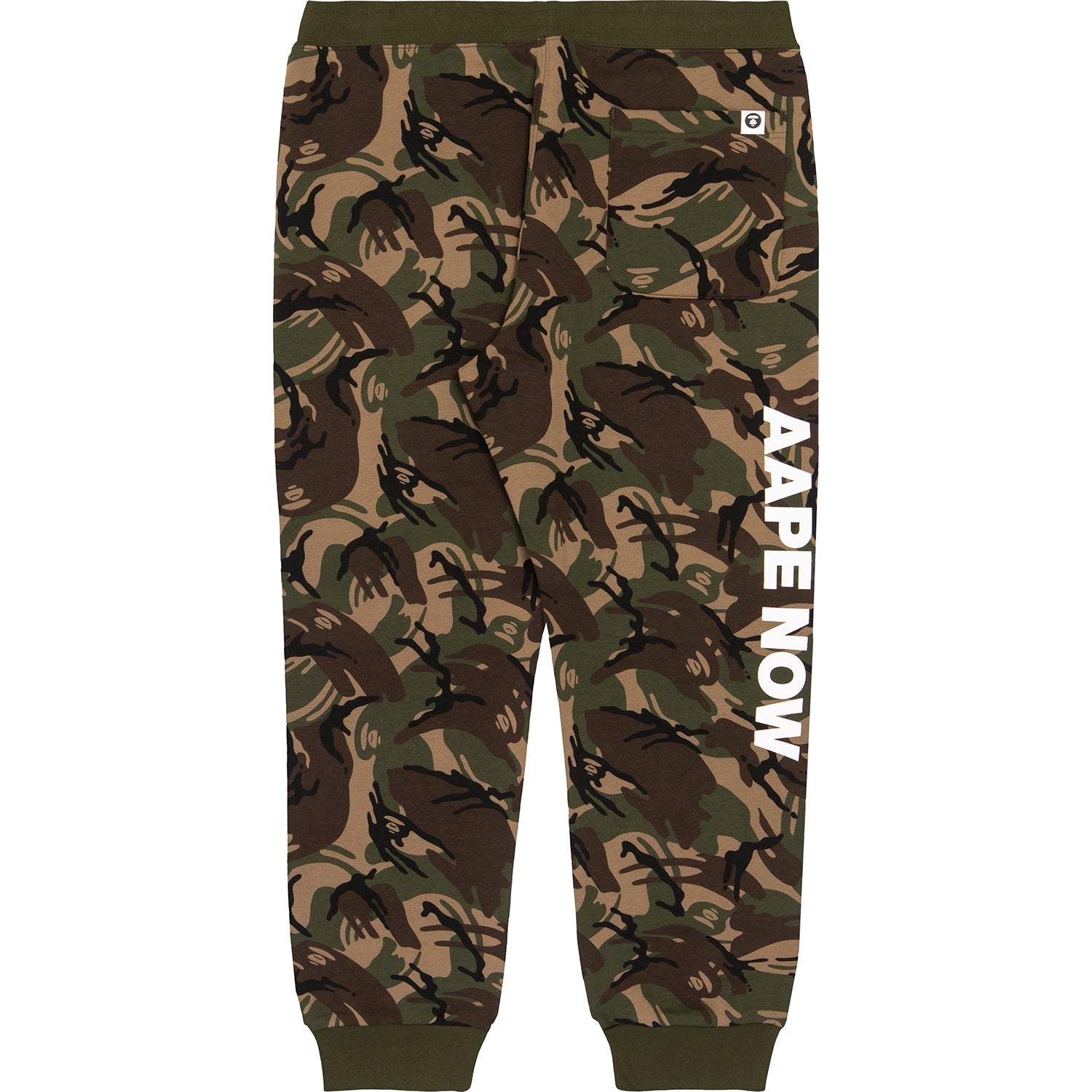 AAPE APE FACE CAMO SWEATPANTS