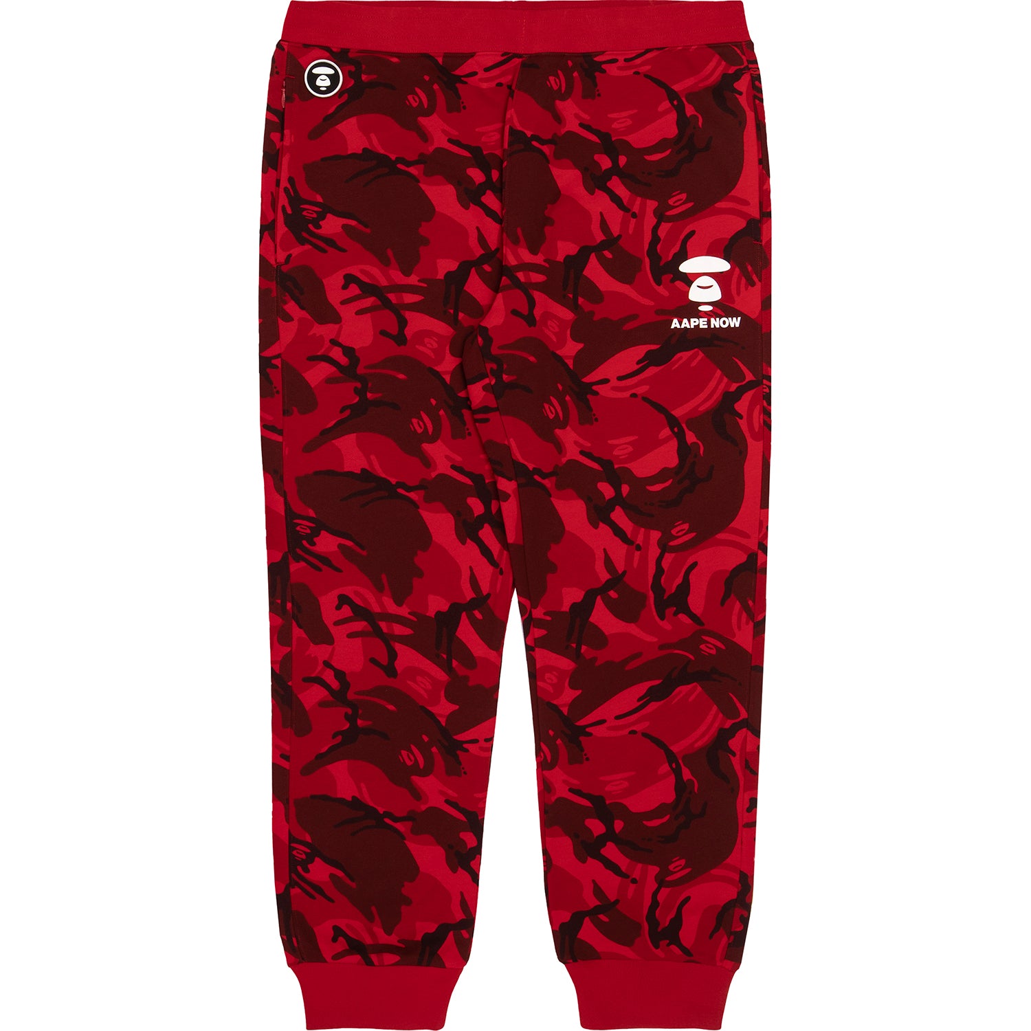 AAPE APE FACE CAMO SWEATPANTS