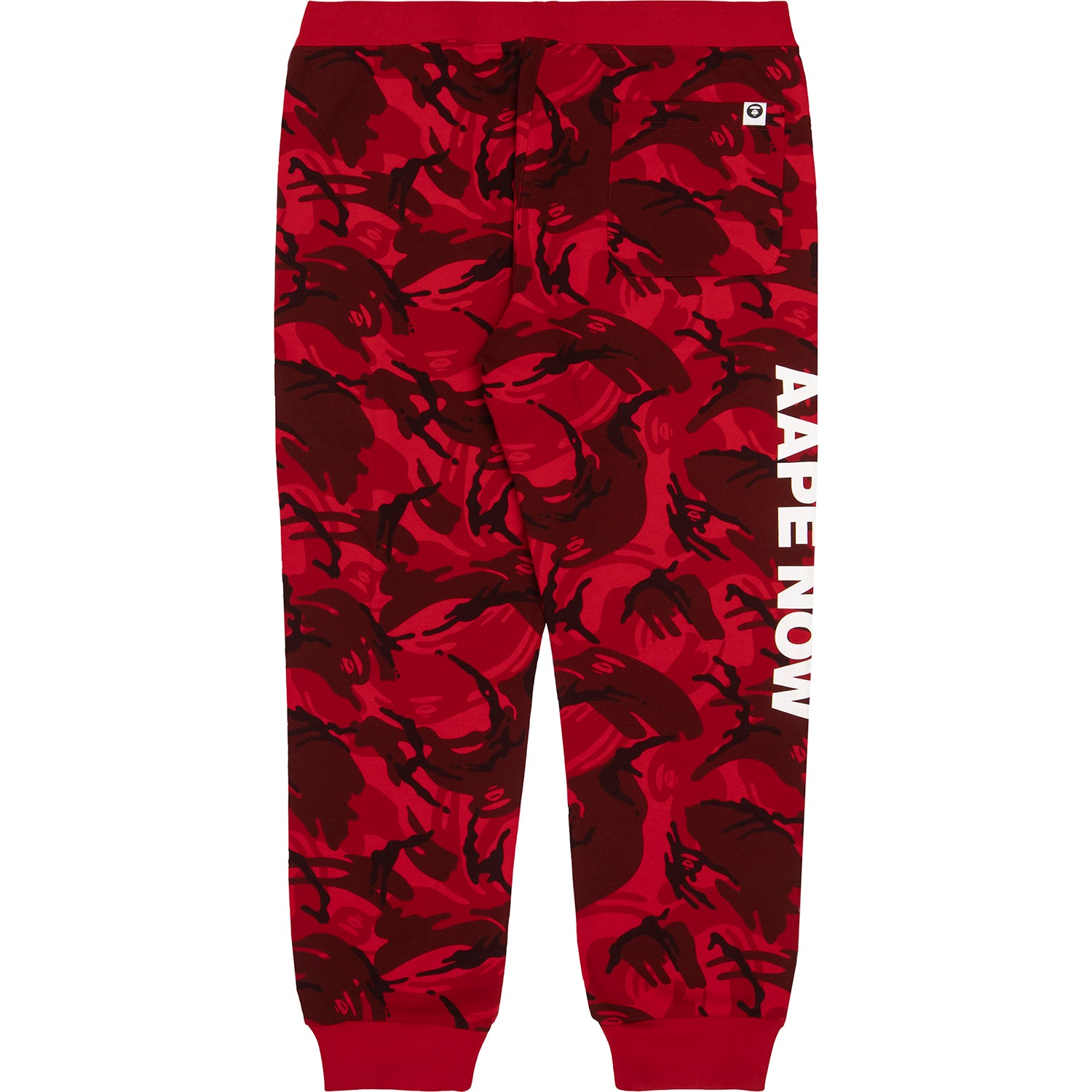 AAPE APE FACE CAMO SWEATPANTS