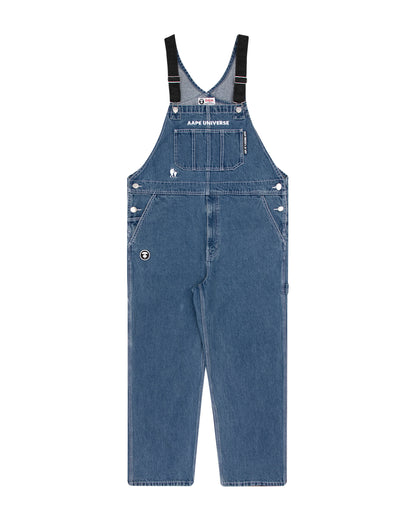 AAPE APE FACE DENIM COVERALLS