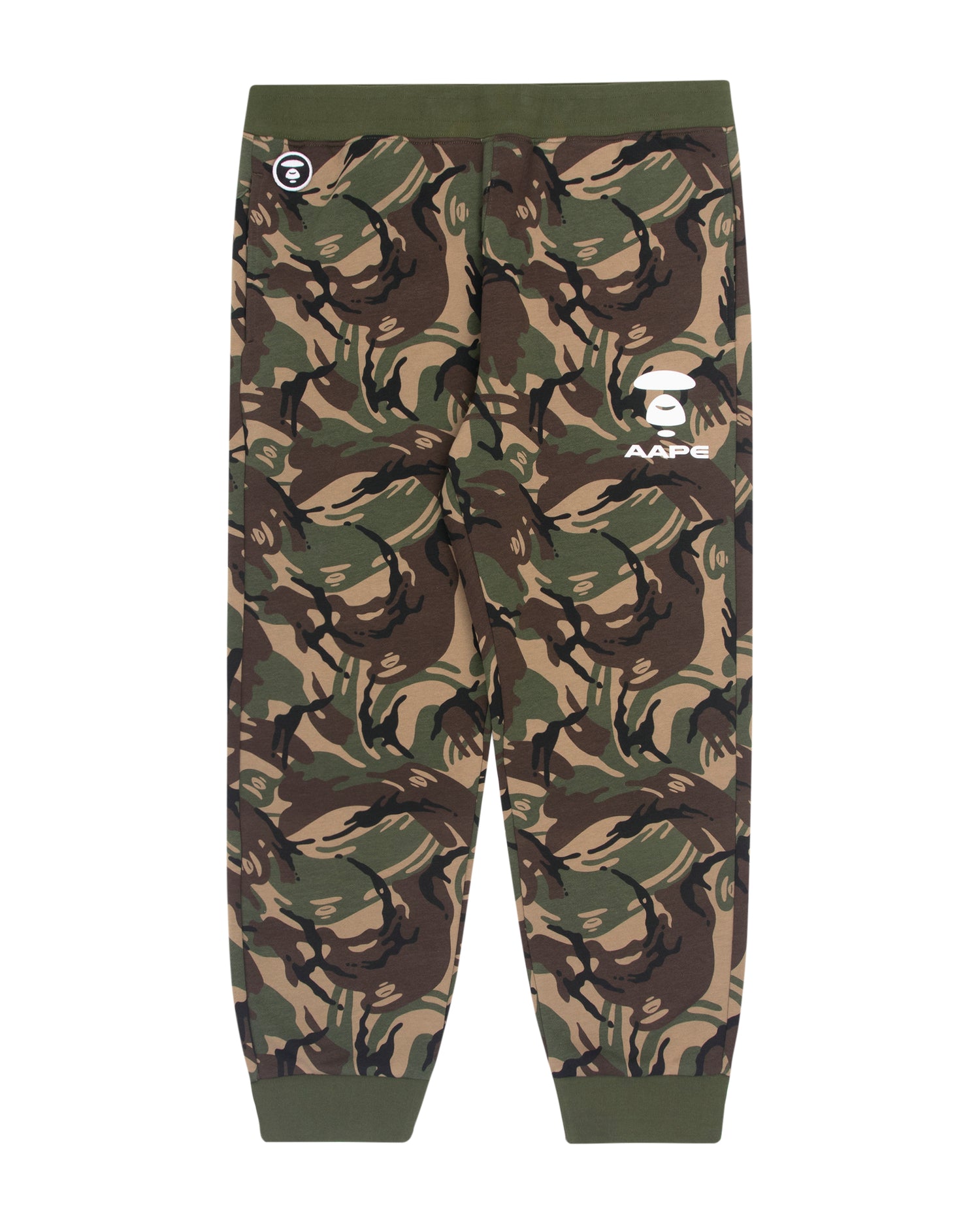 AAPE APE FACE CAMO SWEATPANTS