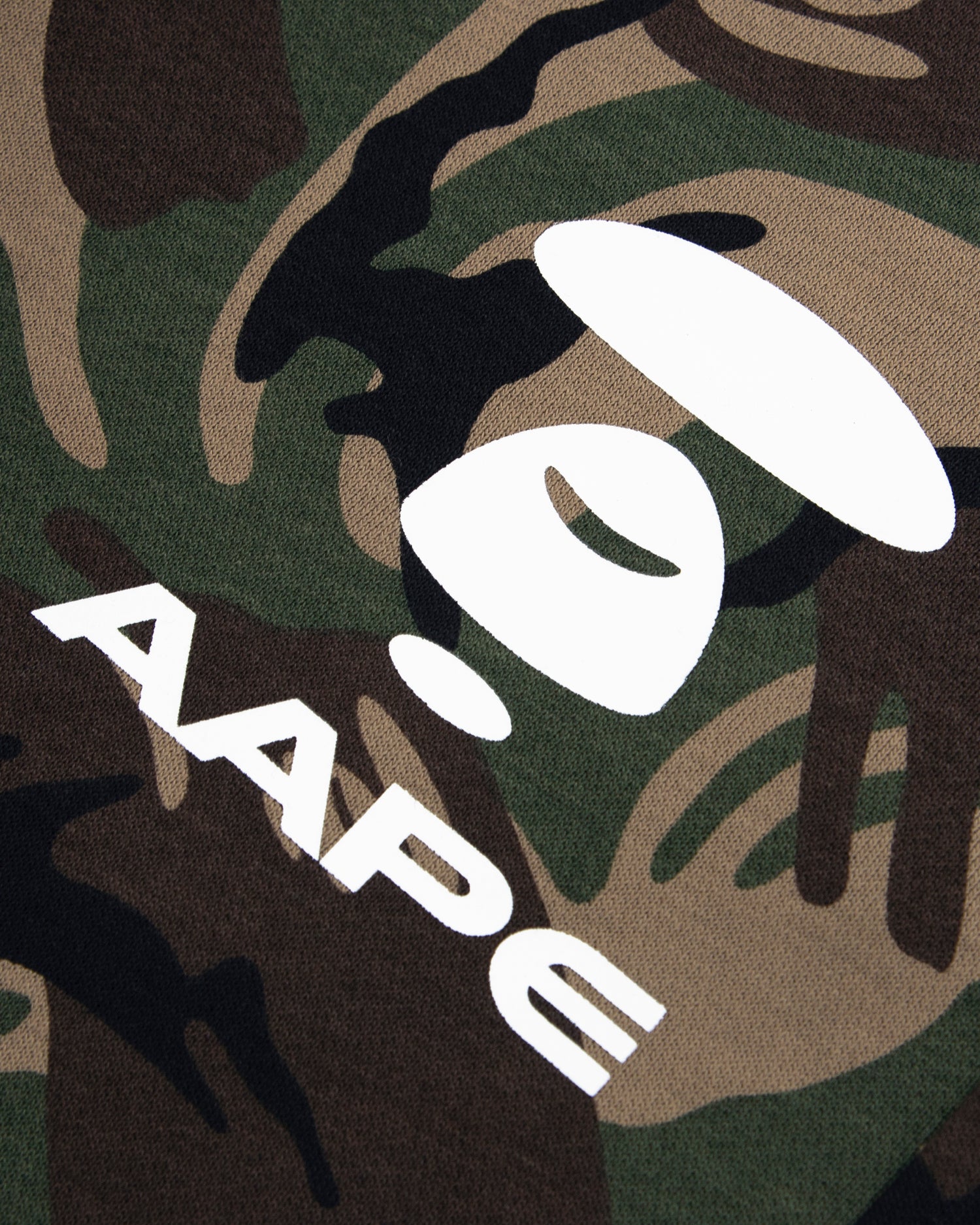 AAPE APE FACE CAMO SWEATPANTS