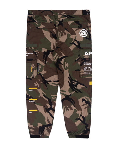 AAPE WOVEN CARGO PANTS