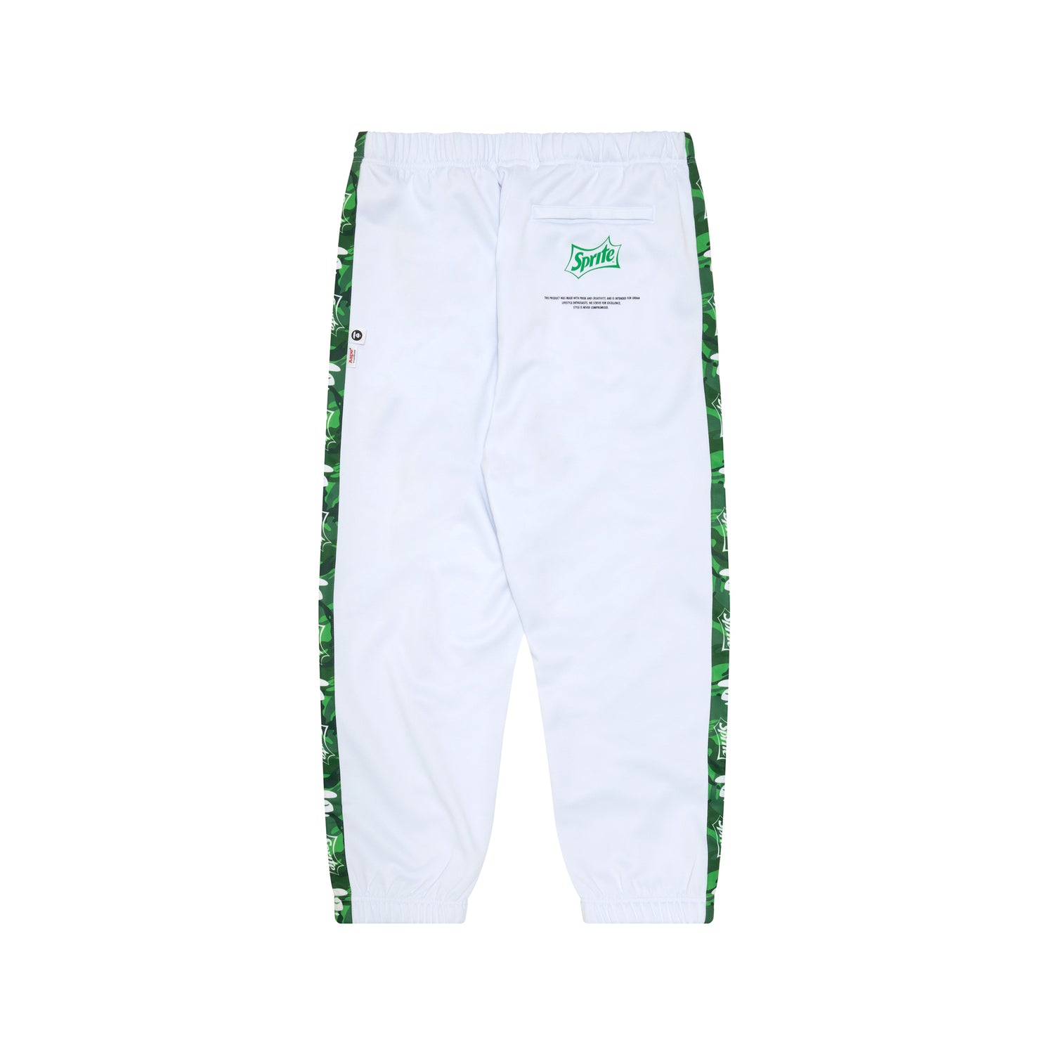 AAPE X COCA-COLA MOONFACE PATCH TRACK PANTS