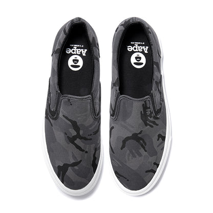 AAPE CAMO SLIP-ON SNEAKERS